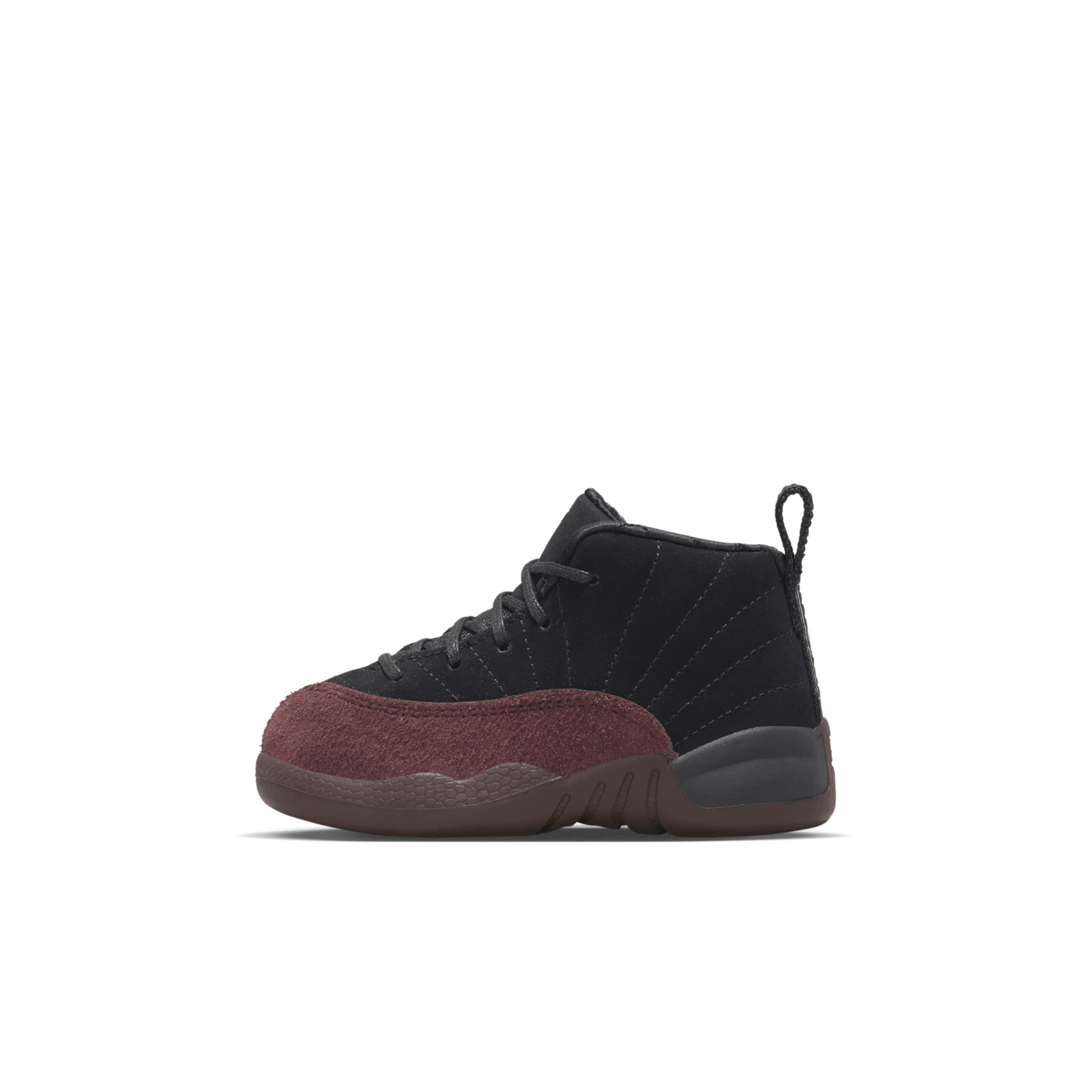 Jordan 12 x A Ma Maniére Schuh für Babys und Kleinkinder – Schwarz