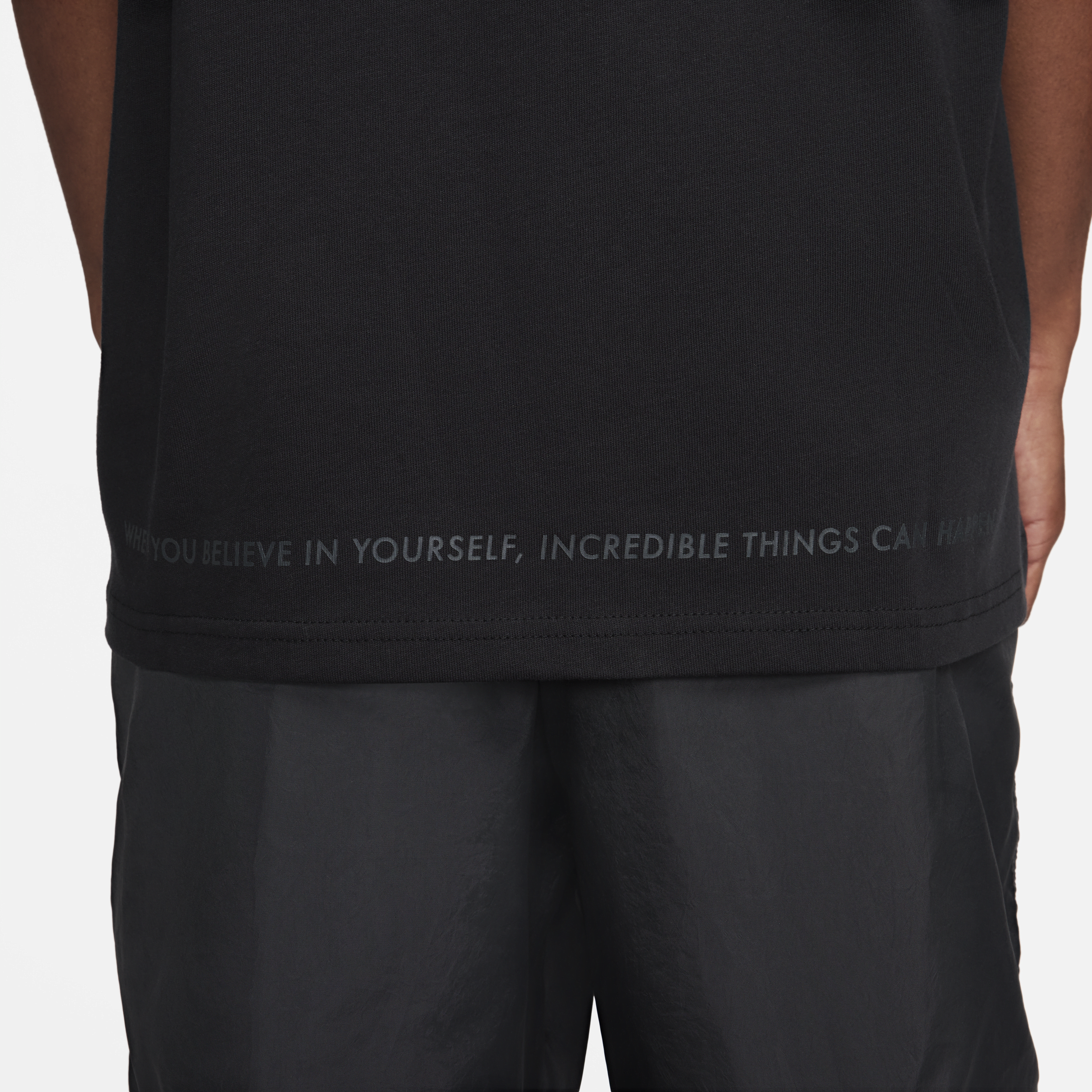 Nike Air x Marcus Rashford T-shirt voor heren Zwart