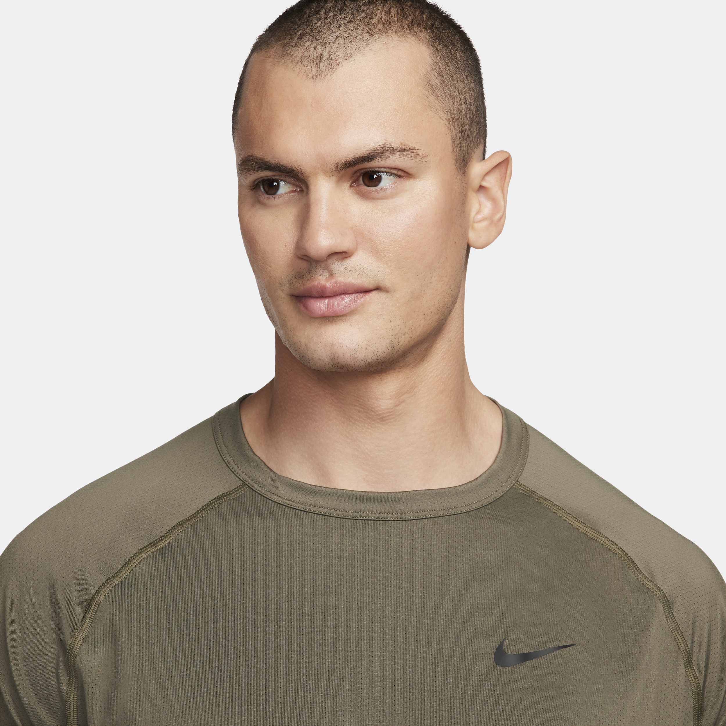 Nike Ready Dri-FIT fitnesstop met korte mouwen voor heren Groen