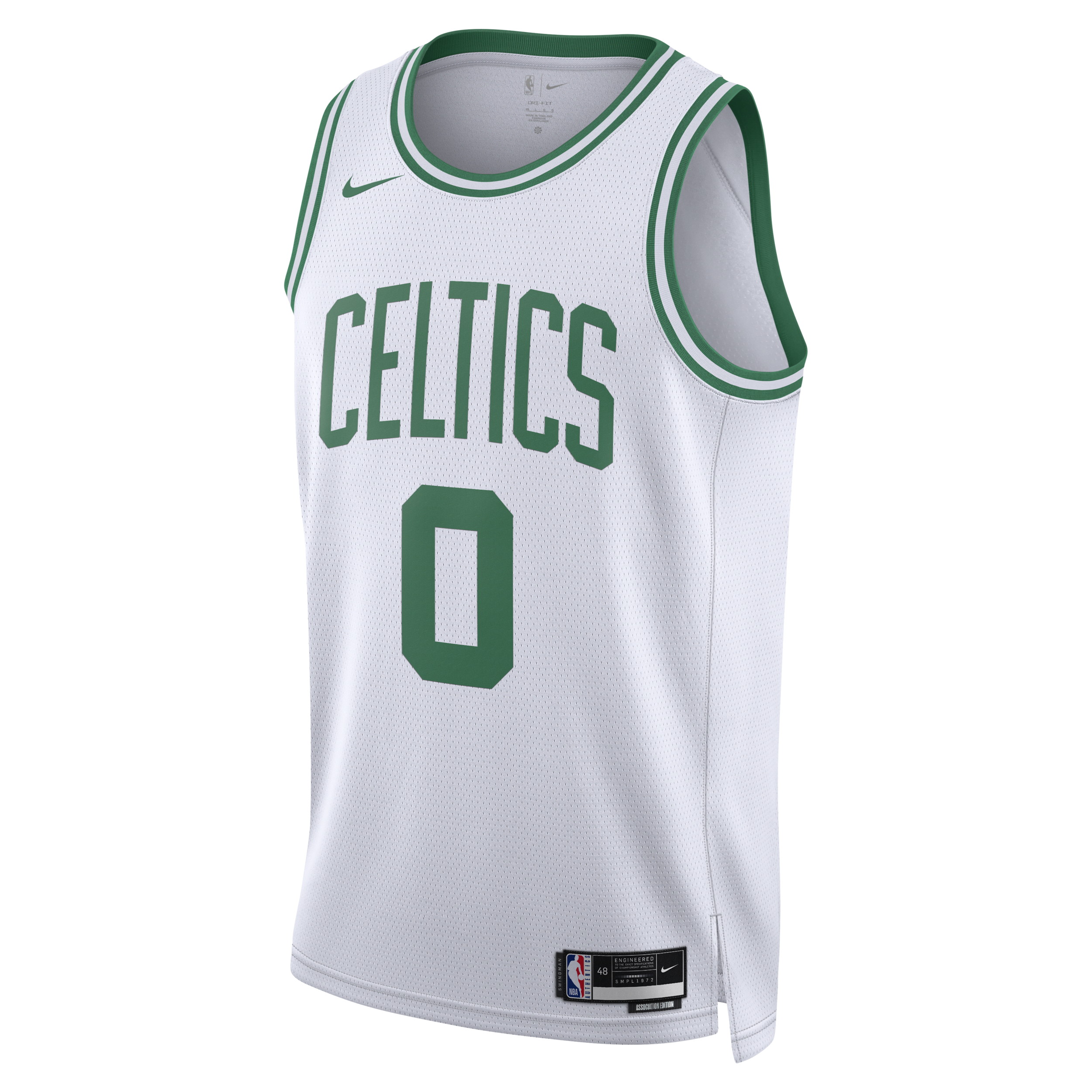 Nike Boston Celtics Association Edition 2022 23 Dri-FIT Swingman NBA-jersey voor heren Wit