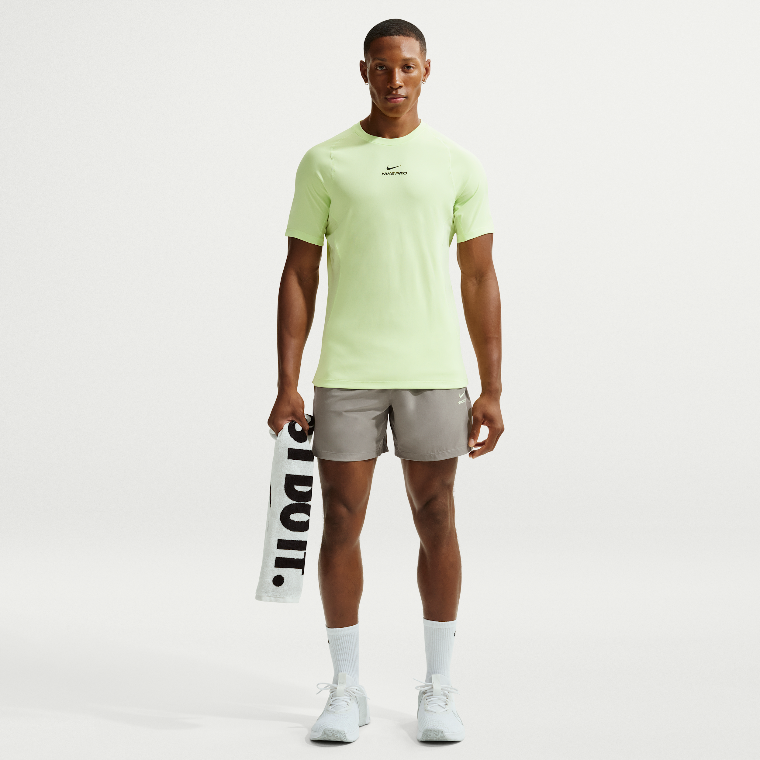 Shorts Dri-FIT 15 cm Nike Pro Training – Uomo - Verde