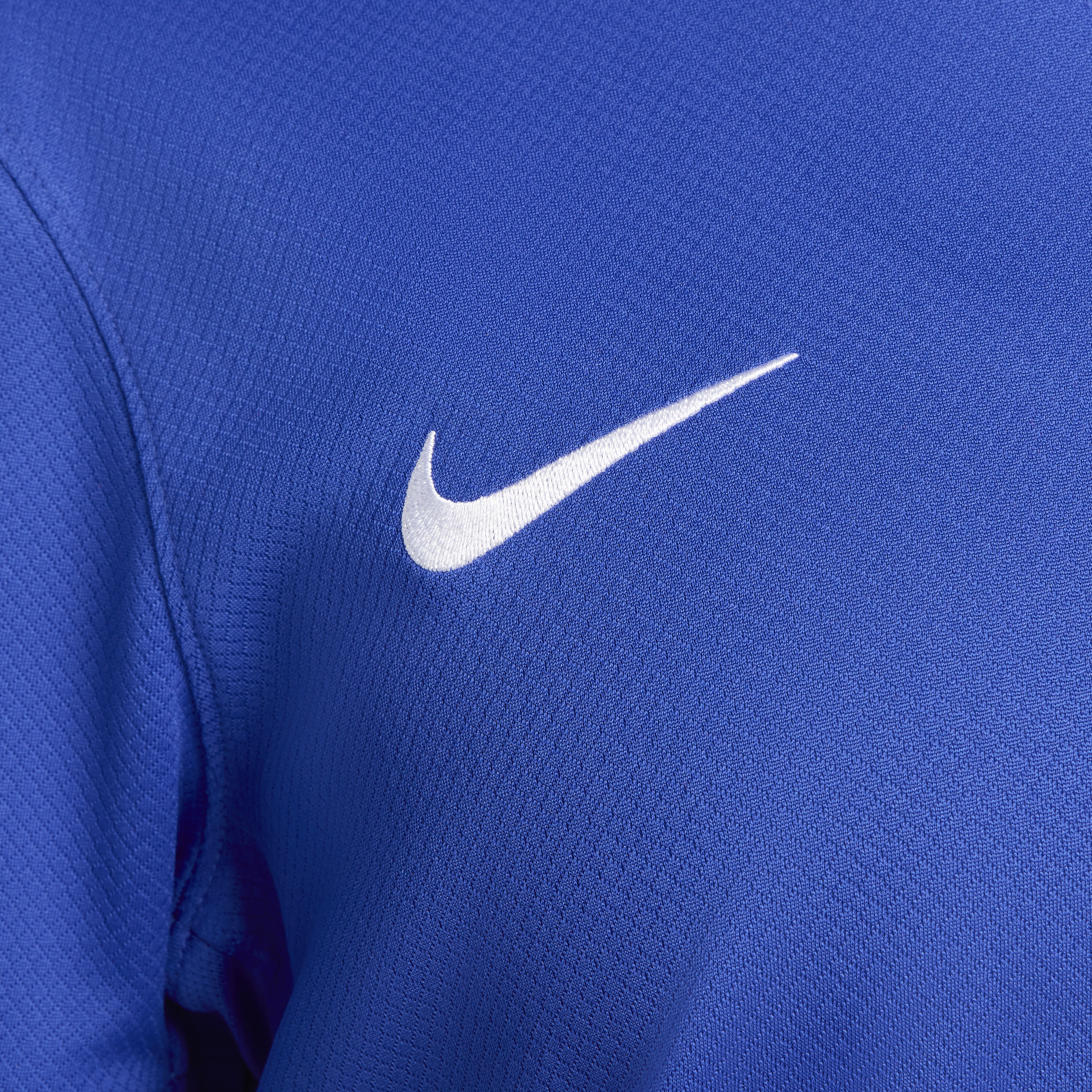 Nike FFF (herenelftal) 2024 25 Stadium Thuis Dri-FIT replica voetbalshirt voor dames Blauw