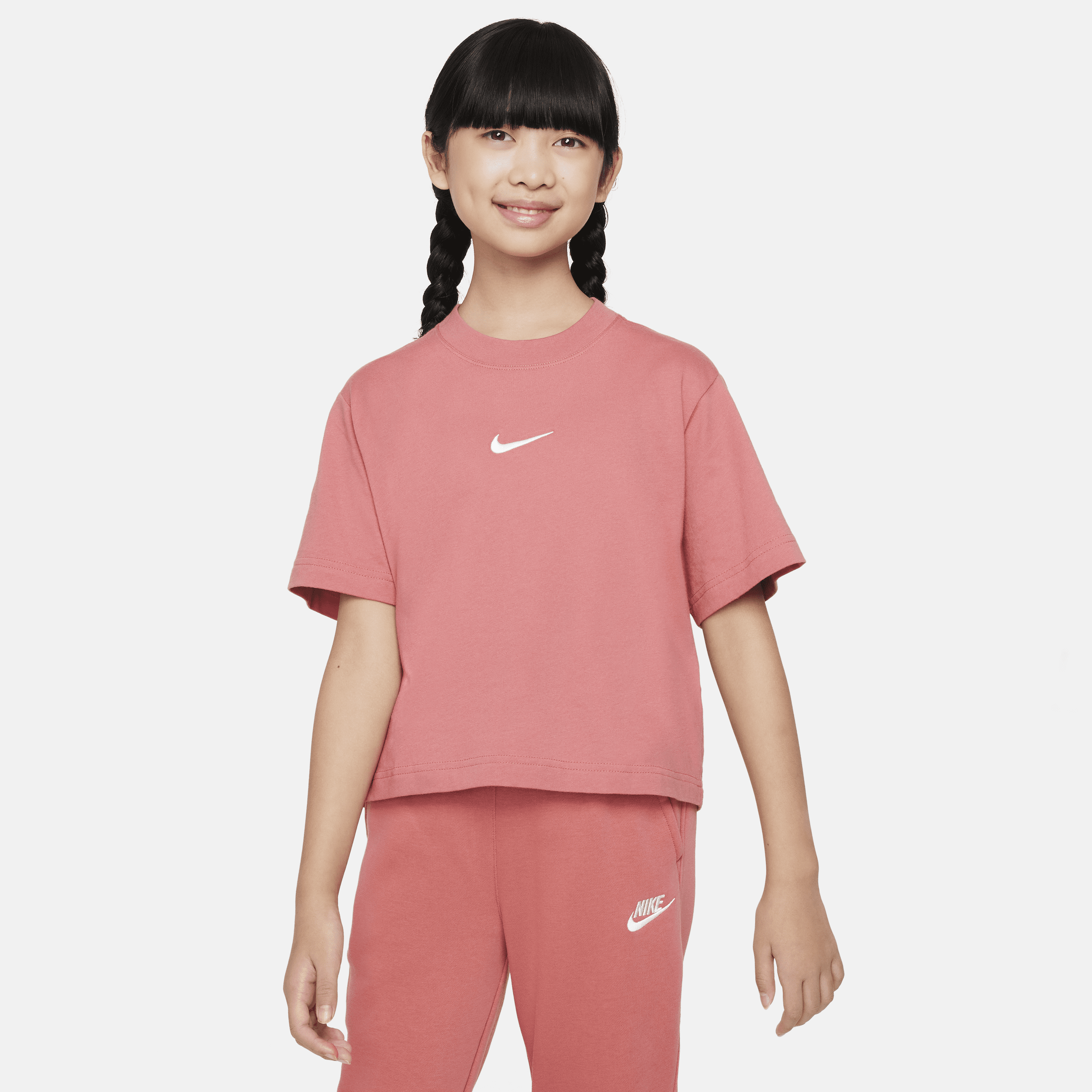 Nike Sportswear T-shirt voor meisjes Rood
