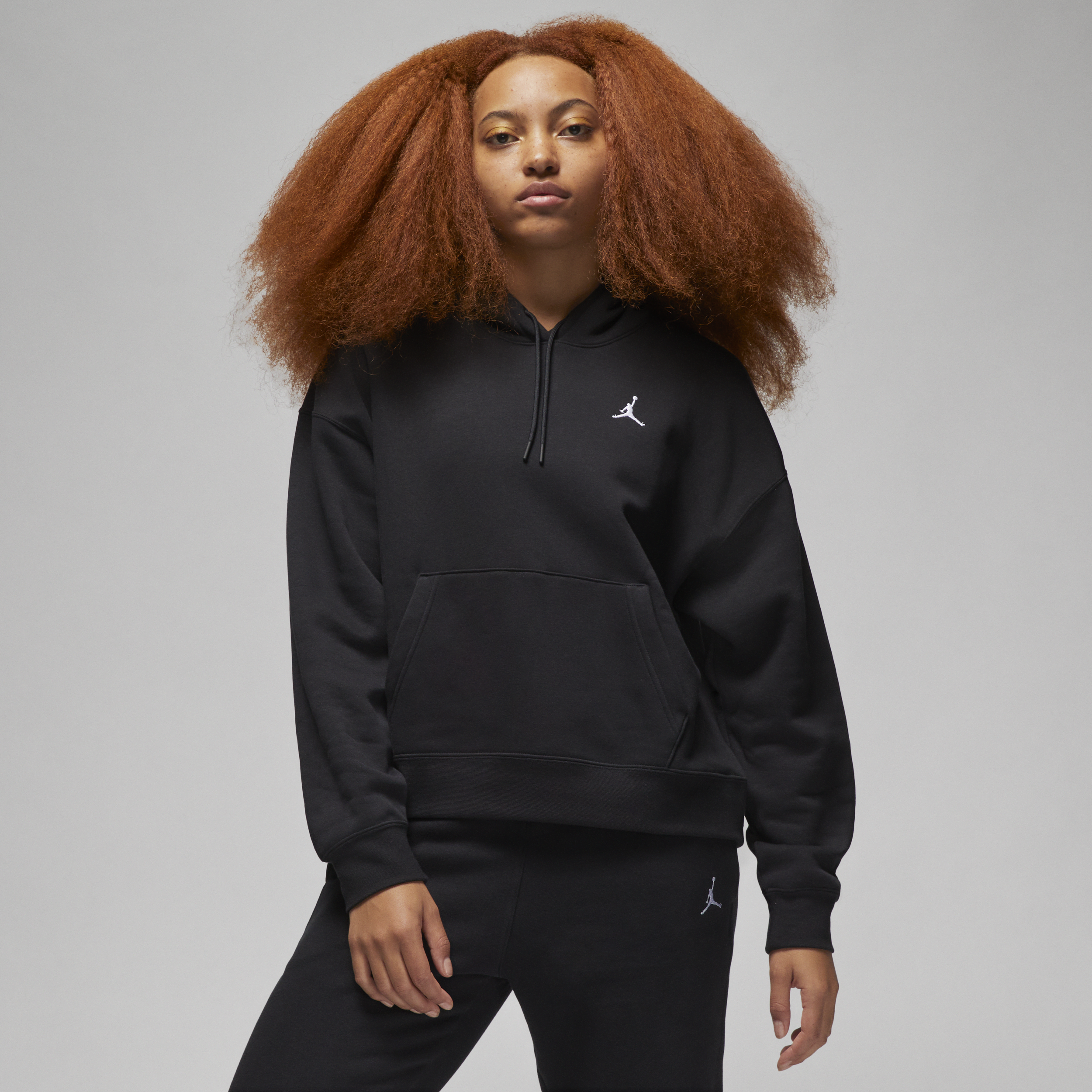 Sweat à capuche Jordan Brooklyn Fleece pour femme - Noir