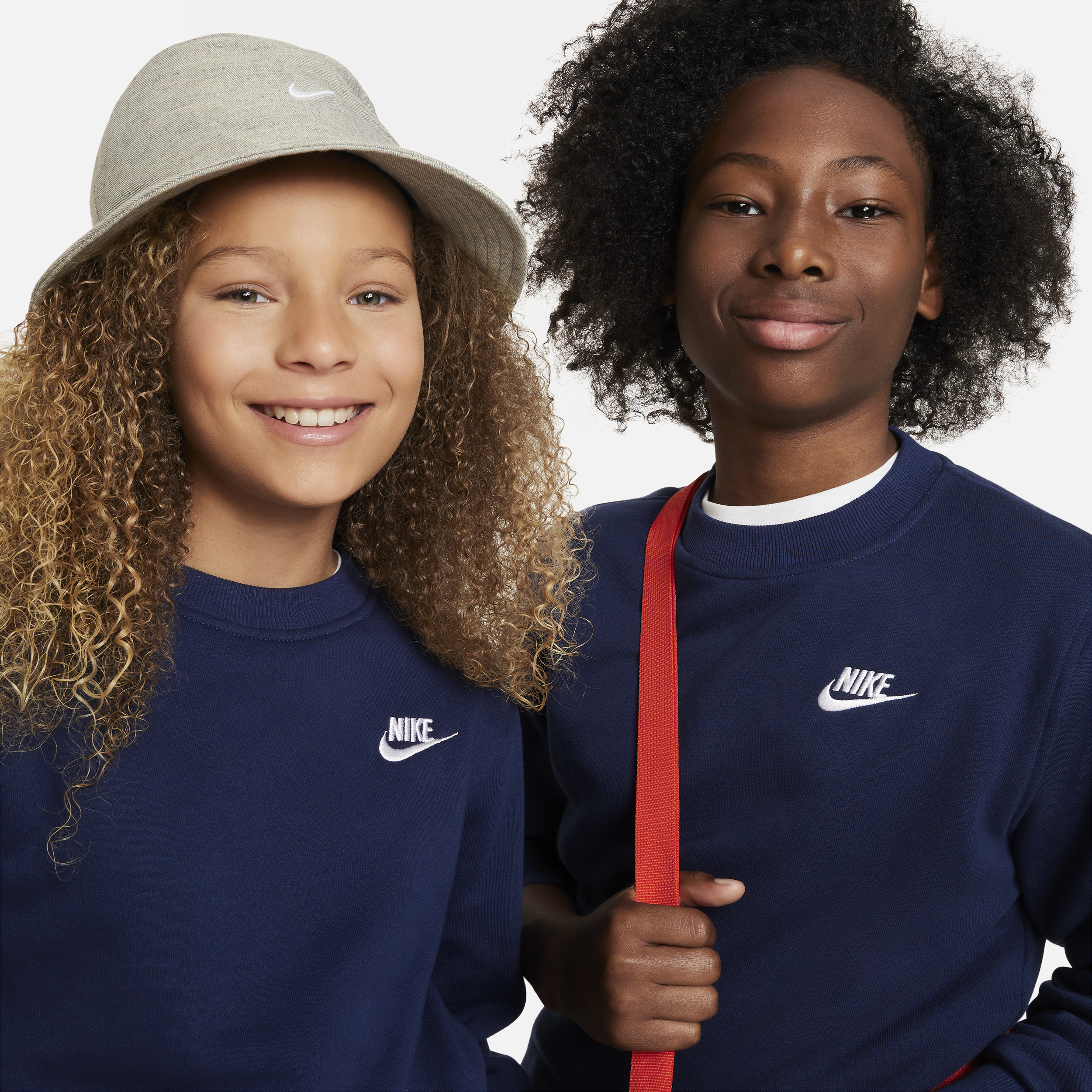 Thumbnail - Nike Club Fleece Sweatshirt für ältere Kinder - Blau