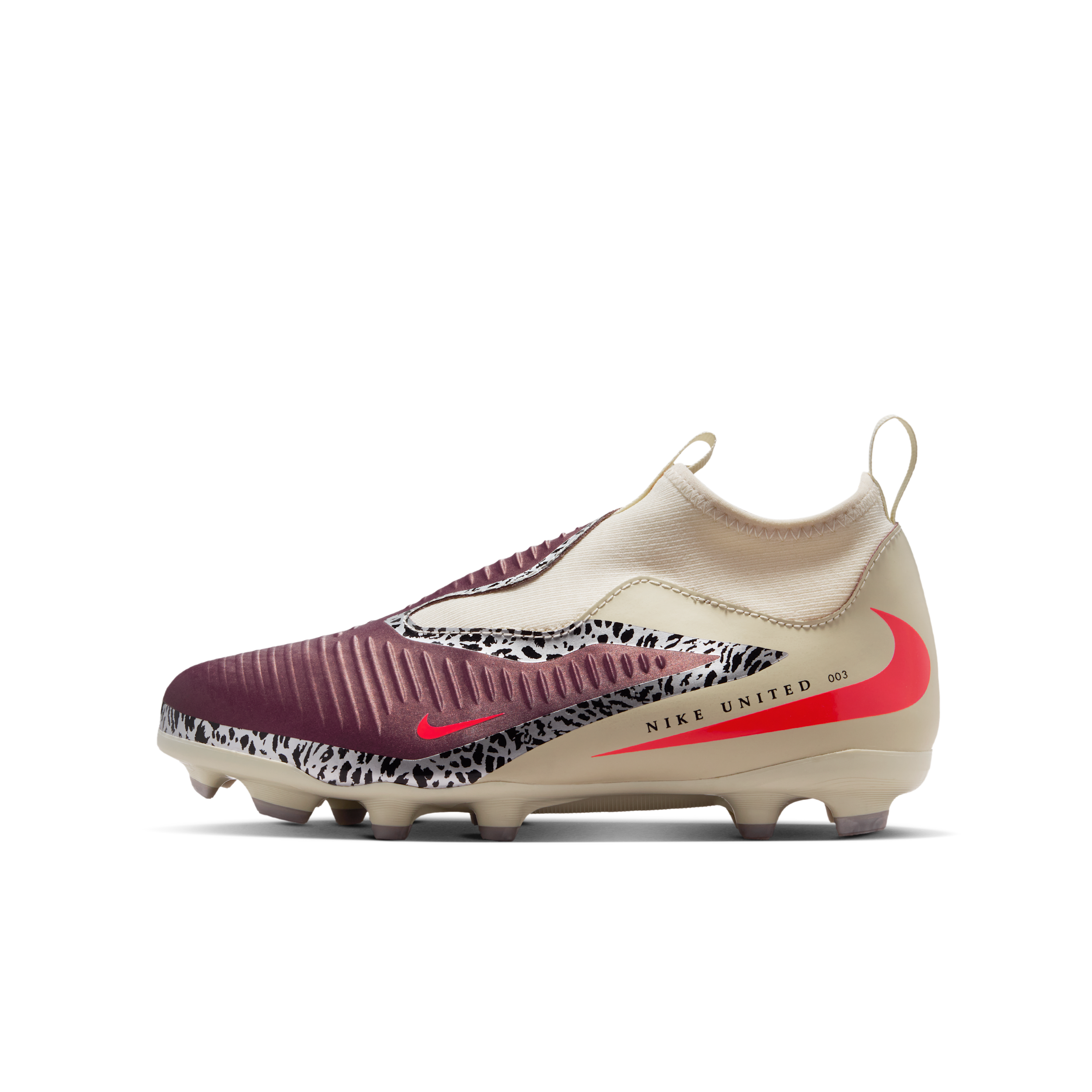 Scarpa da calcio multiterreno Nike United Jr. Phantom 6 High Academy – Ragazzo/a - Rosso