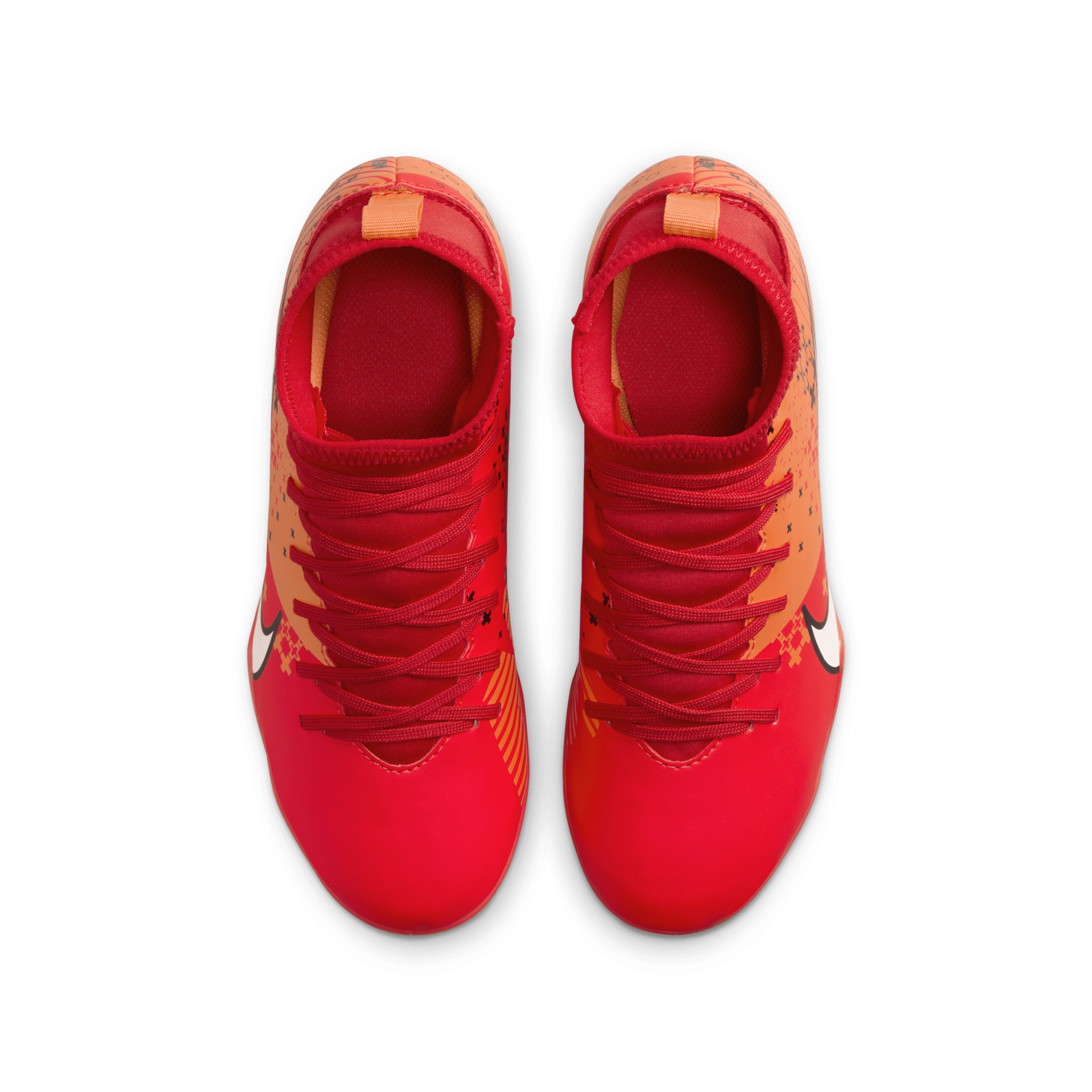 Nike Jr. Mercurial Superfly 9 Club Mercurial Dream Speed high-top voetbalschoenen voor kleuters kids (meerdere ondergronden) Rood