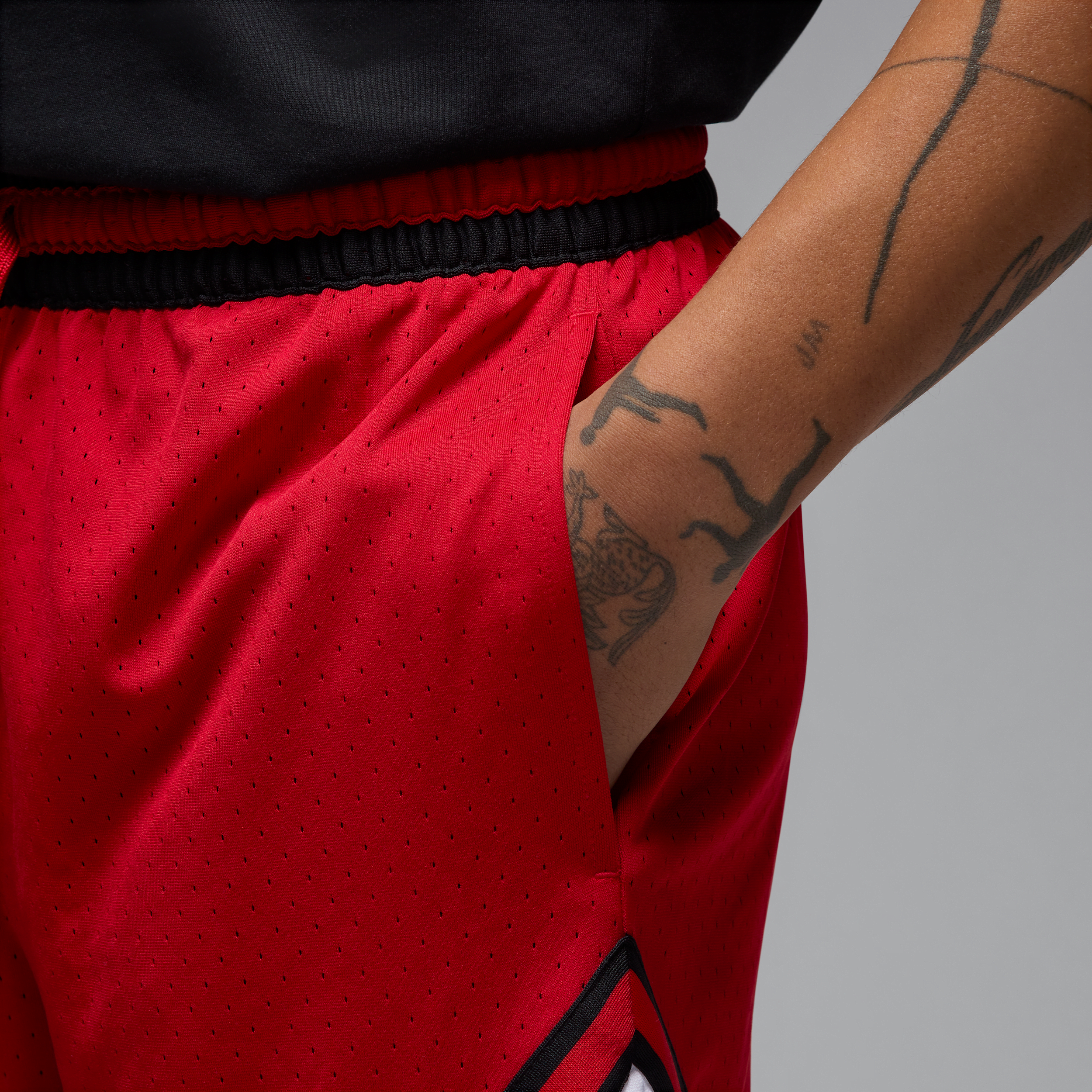 Short en mesh Diamond Dri-FIT Jordan Sport pour homme - Rouge