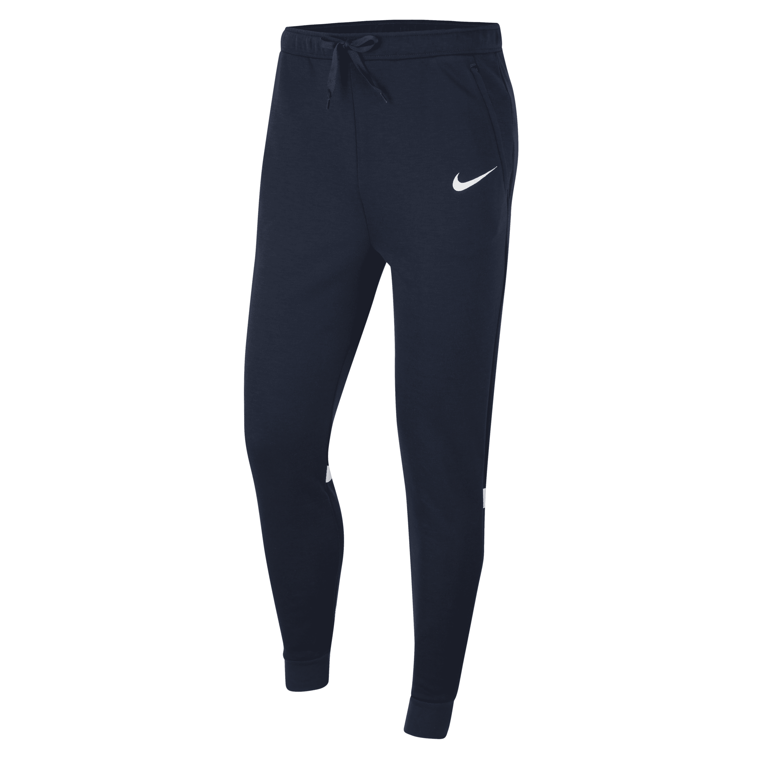 Męskie spodnie piłkarskie z dzianiny Nike Strike - Niebieski