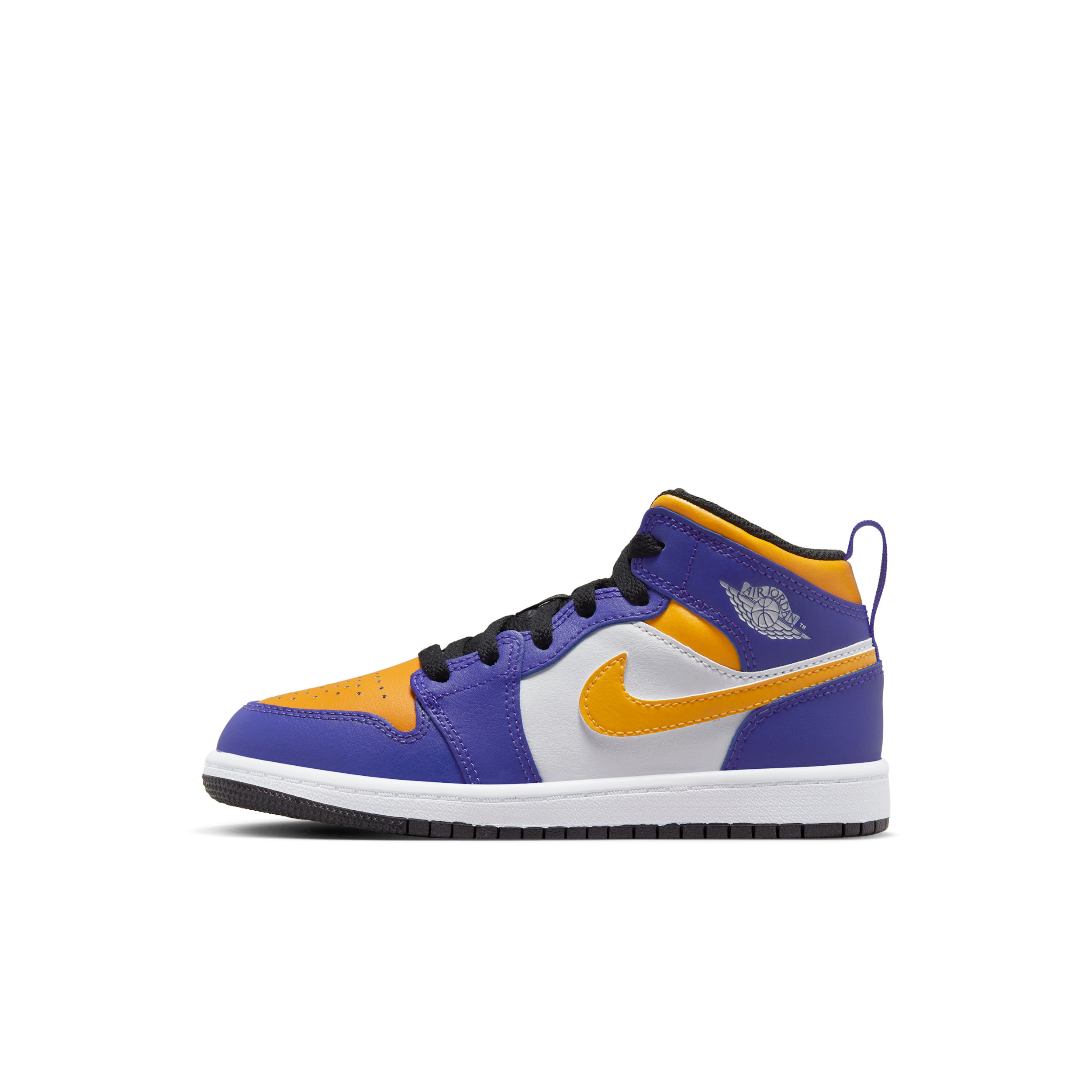 Jordan 1 Mid Kleuterschoenen - Paars - DQ8424-517