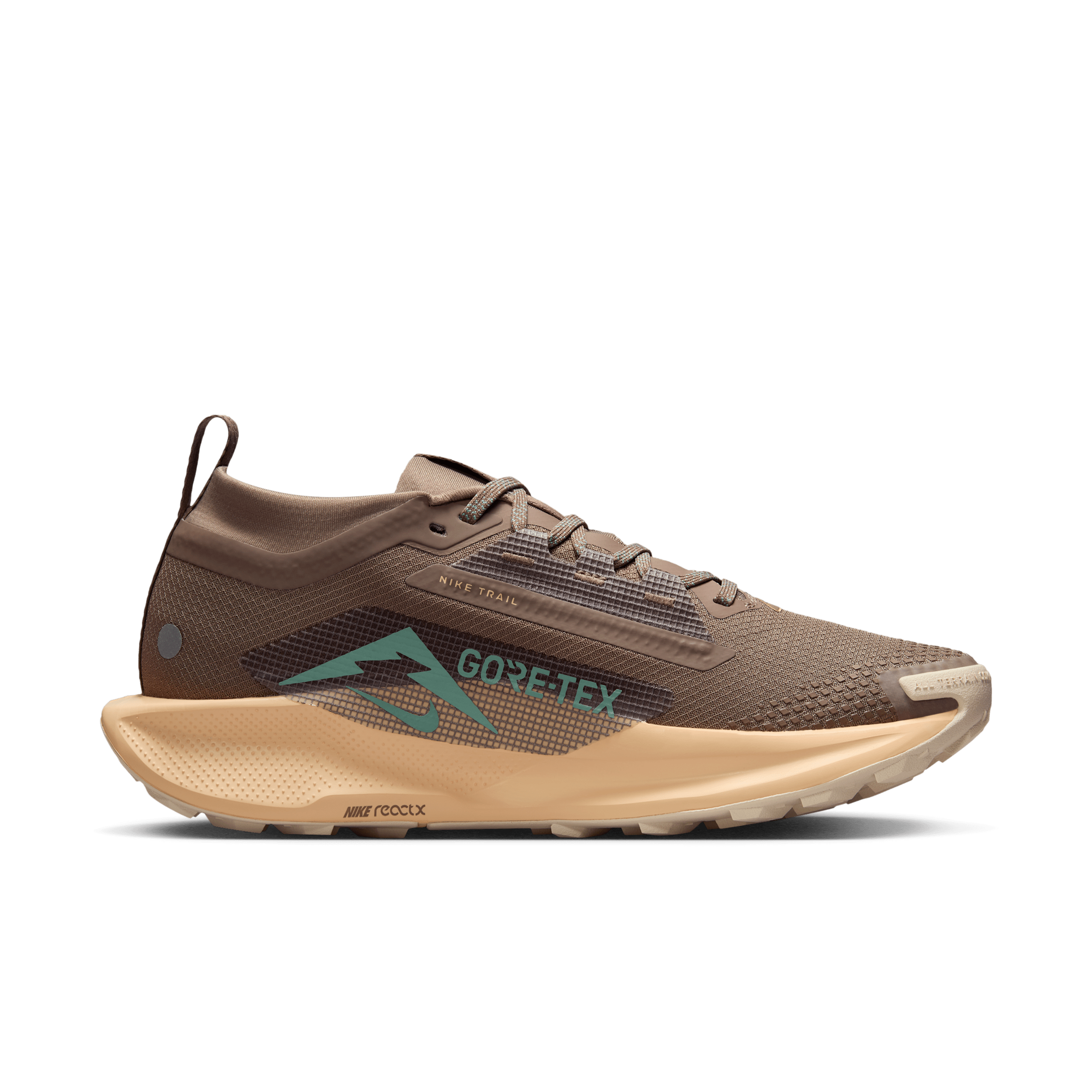 Nike Pegasus Trail 5 GORE-TEX vanntette terrengløpesko til dame - Brun - FQ0912-200