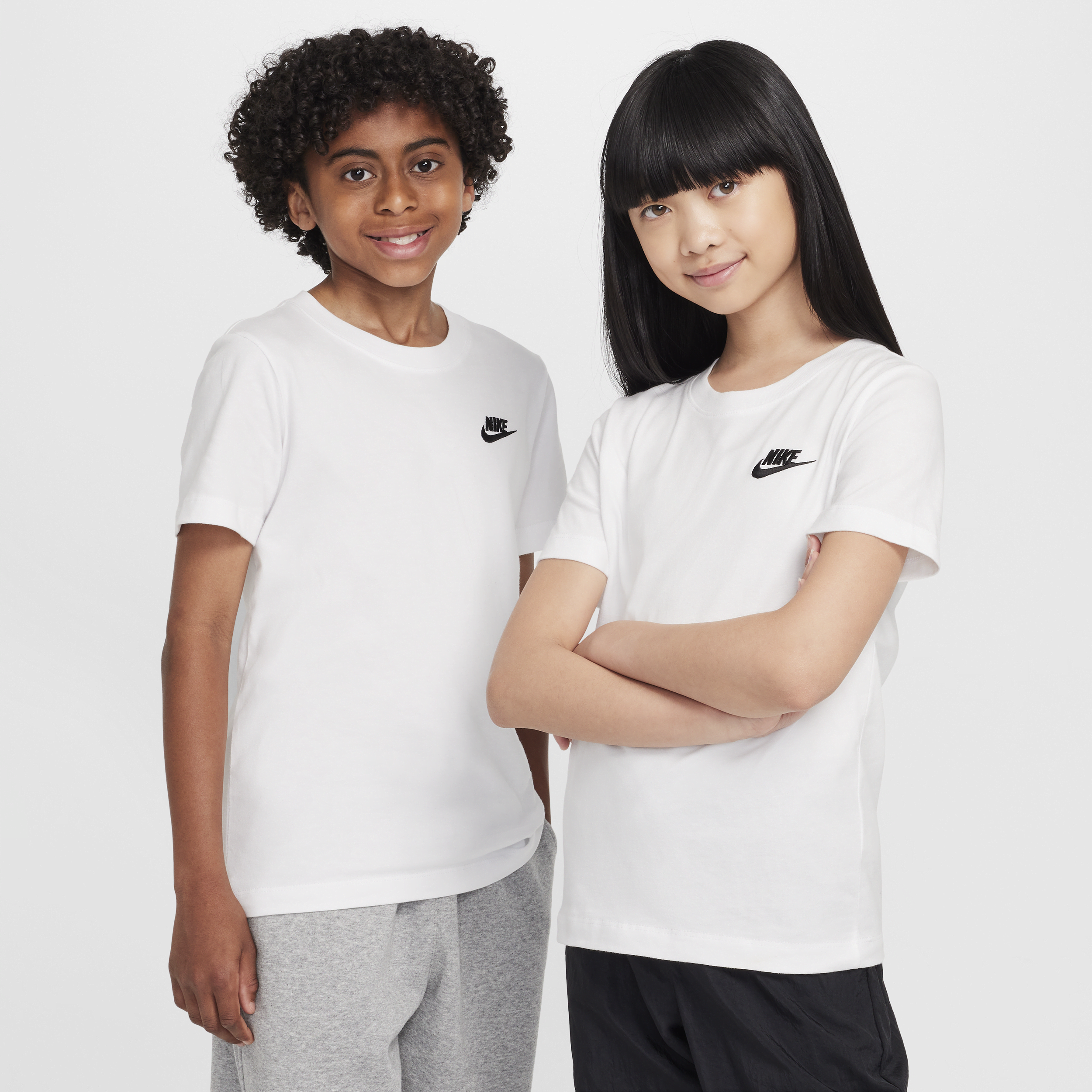 Nike T-shirt Voor Kids - Wit