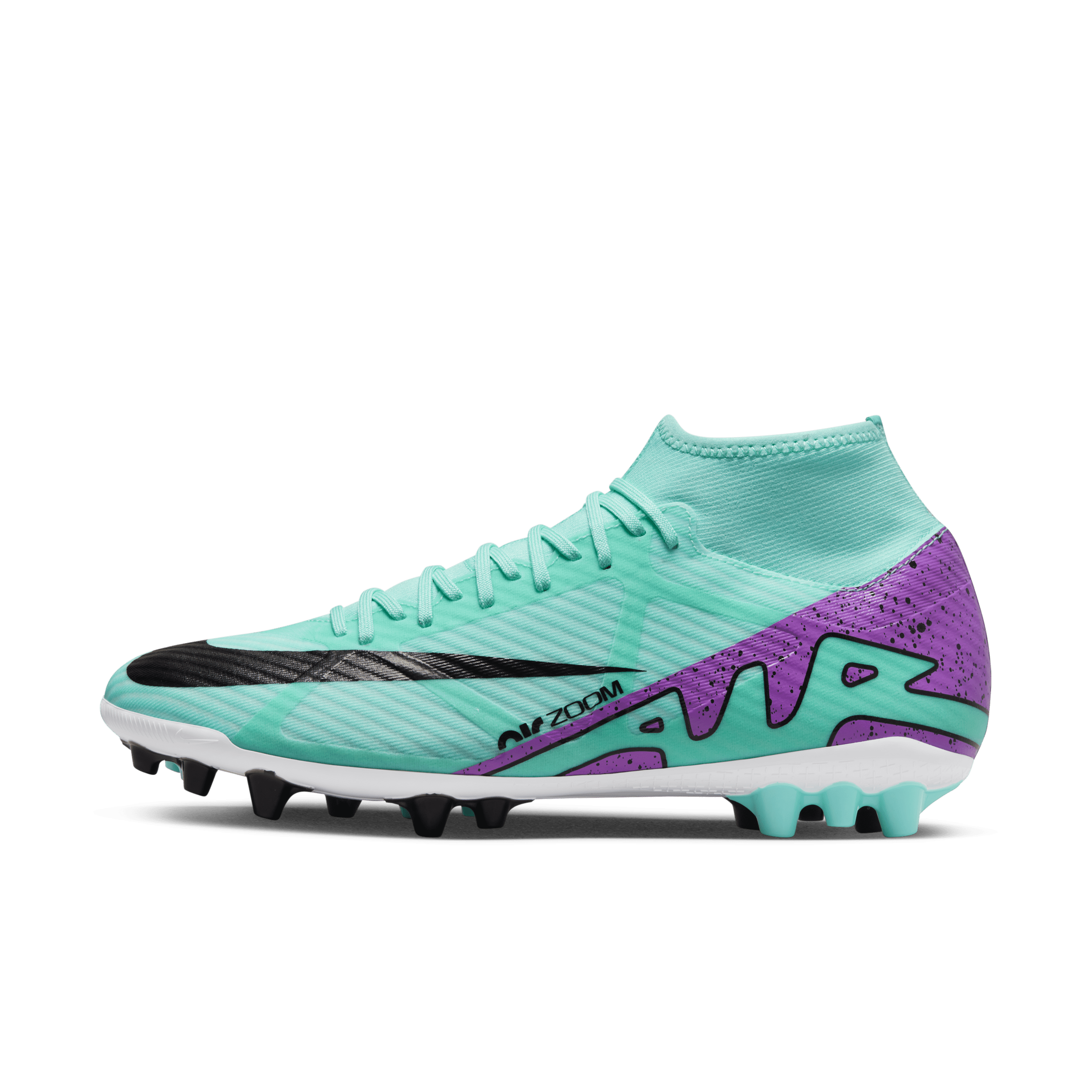 Nike Mercurial Superfly 9 Academy high top voetbalschoenen (kunstgras) Groen