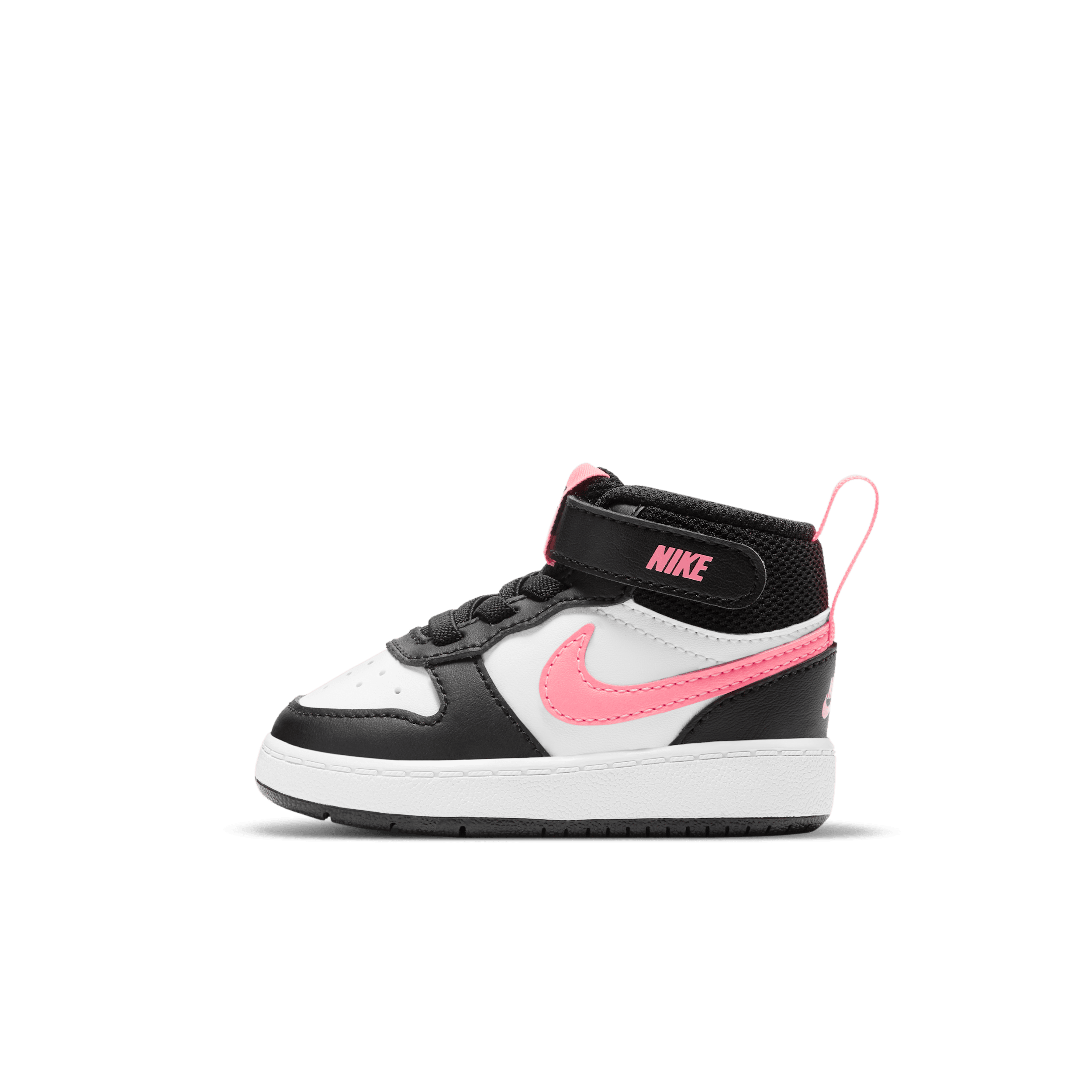Chaussure Nike Court Borough Mid 2 pour bébé et tout-petit - Noir