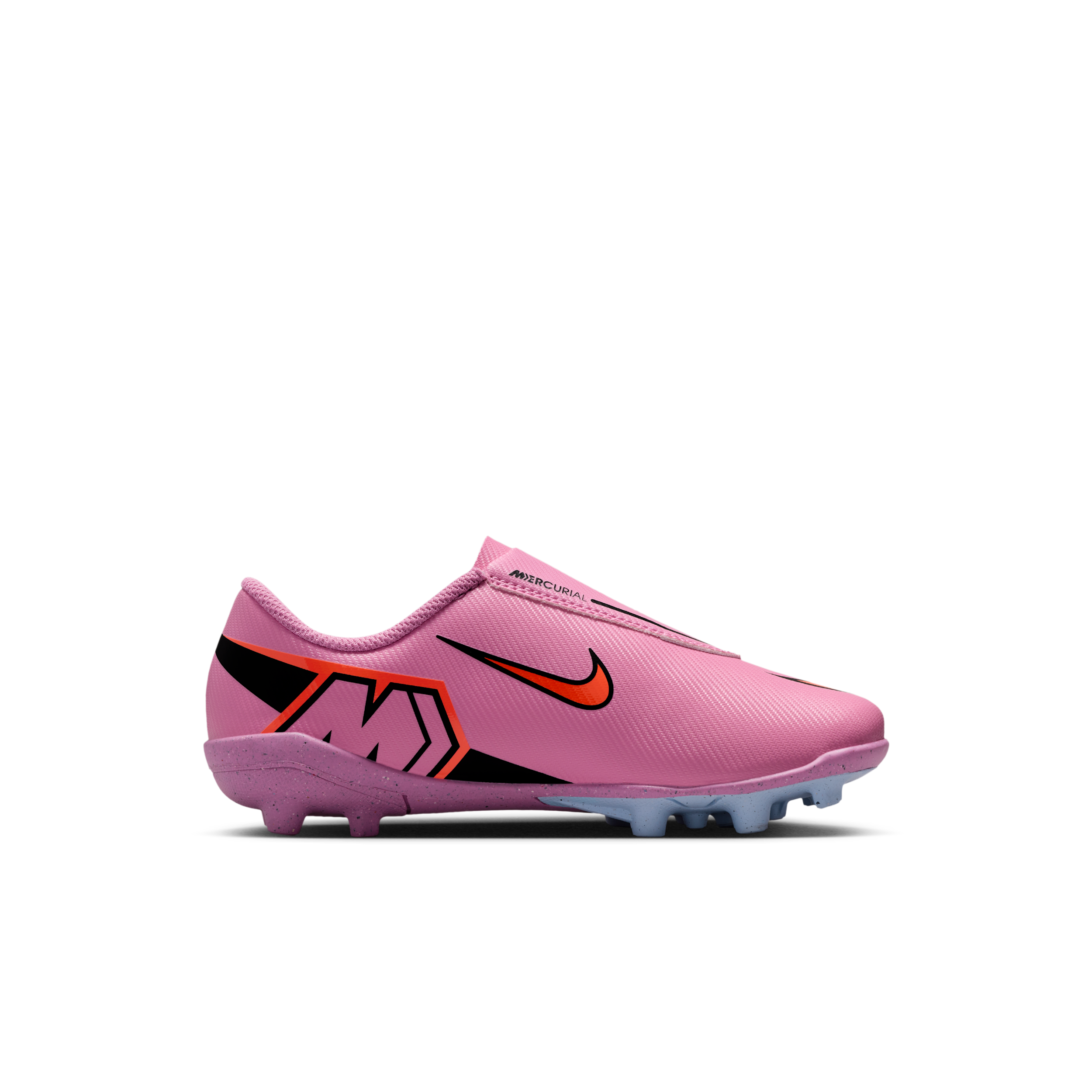 Thumbnail - Nike Jr. Mercurial Vapor 16 Club Low-Top-Fußballschuh für verschiedene Böden (jüngere Kinder) - Pink