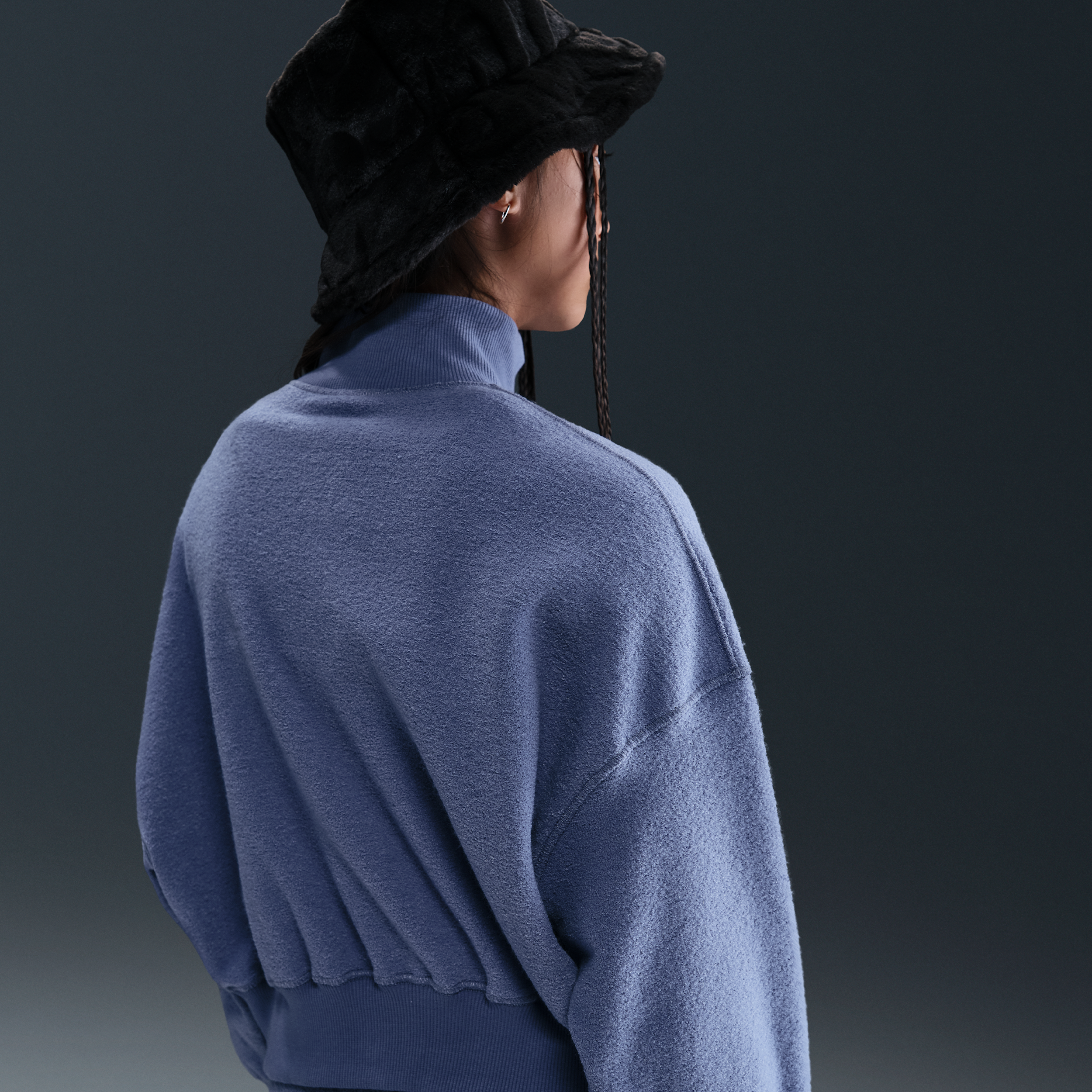 Thumbnail - Nike Fleece-Longsleeve (ältere Kinder, Mädchen) - Blau