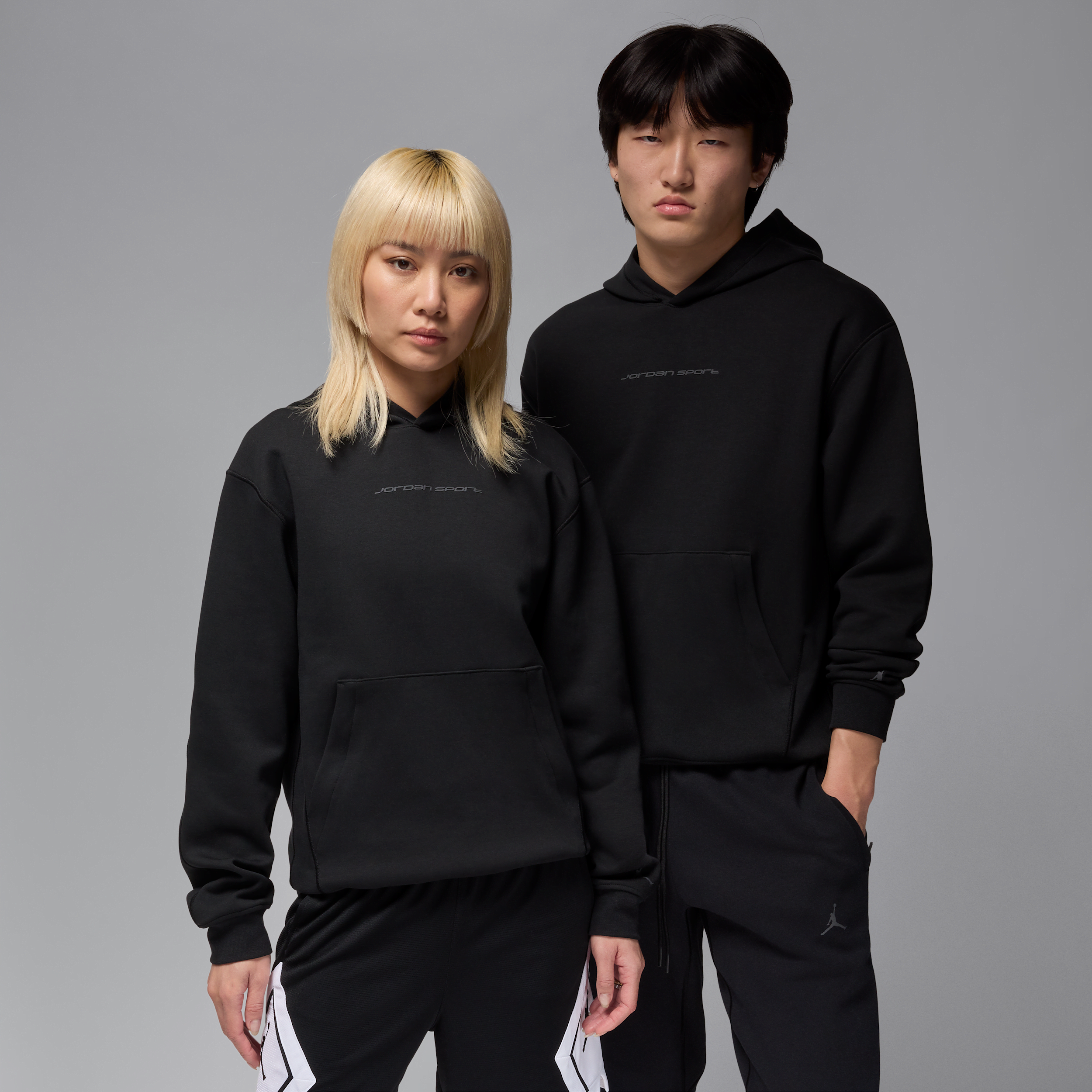 Felpa pullover con cappuccio Dri-FIT Jordan Sport Hoop Fleece – Uomo - Nero