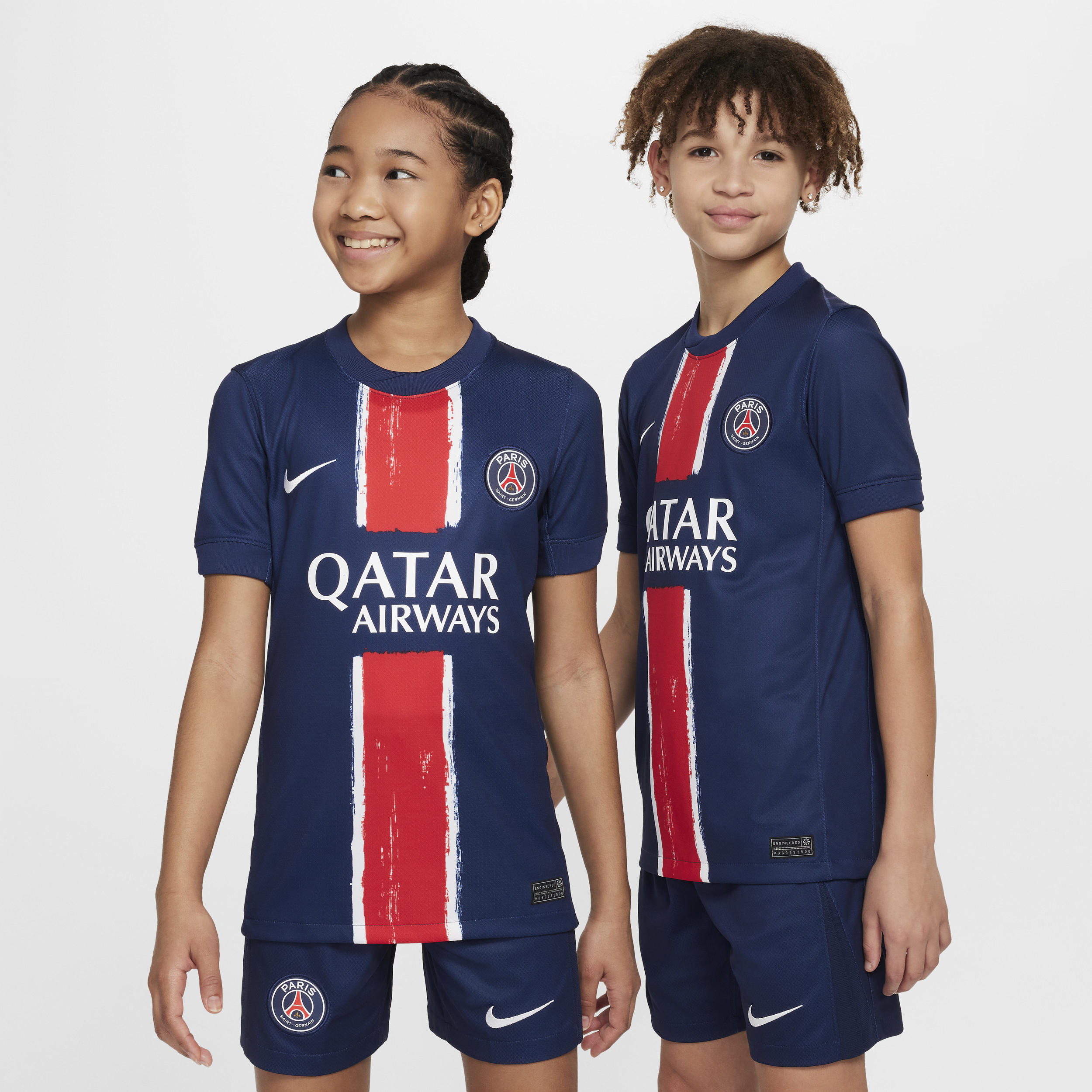 Maillot de foot replica Nike Dri-FIT Paris Saint-Germain 2024/25 Stadium Domicile pour ado - Bleu