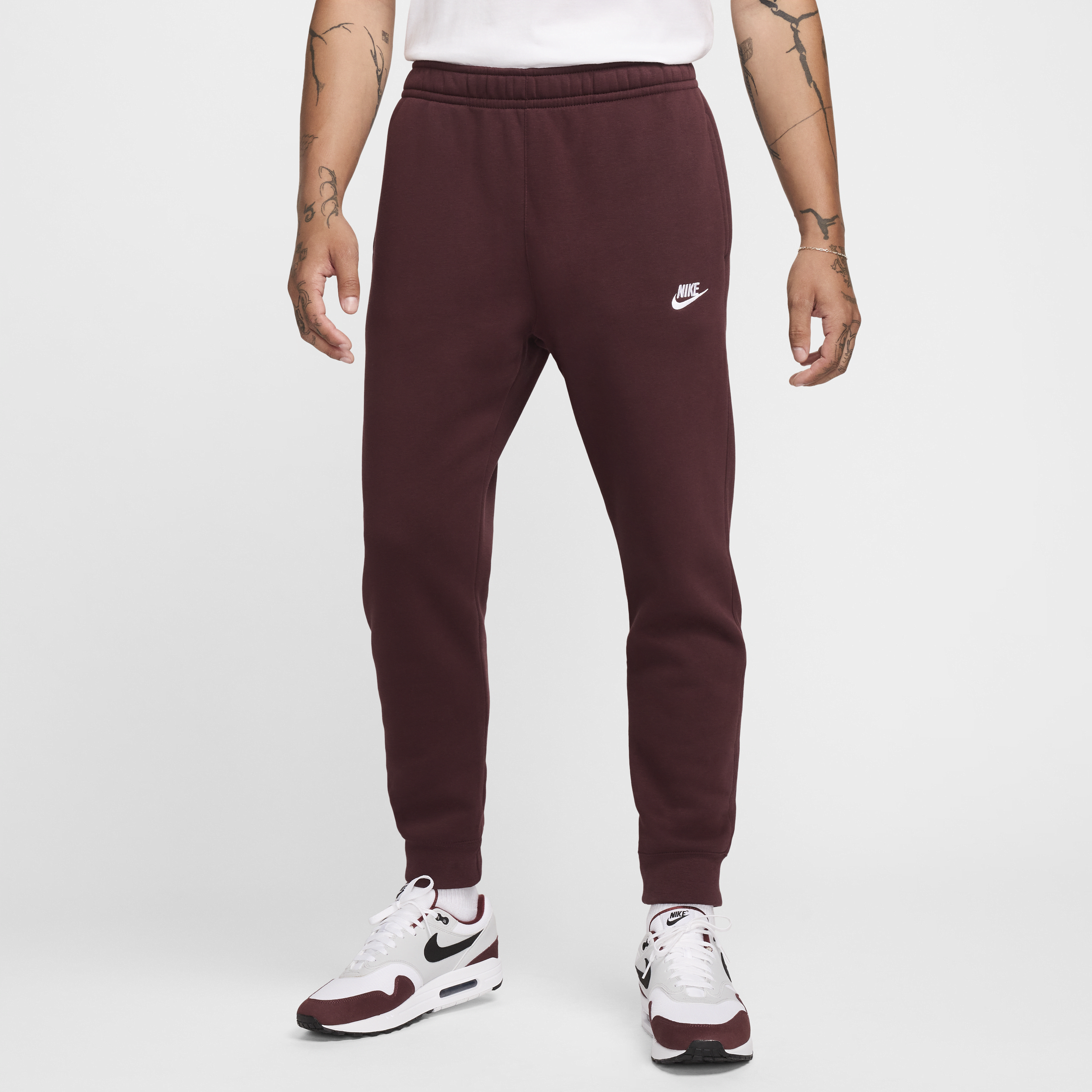Nike Club Fleece Joggers - Red - Fleece