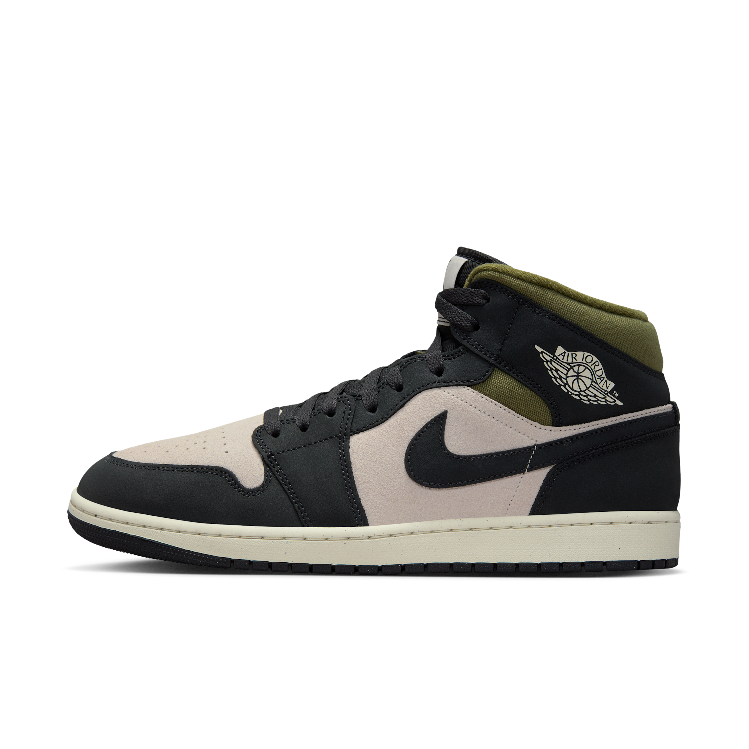 Nike Air Jordan 1 Mid SE Mens Shoes - Brown