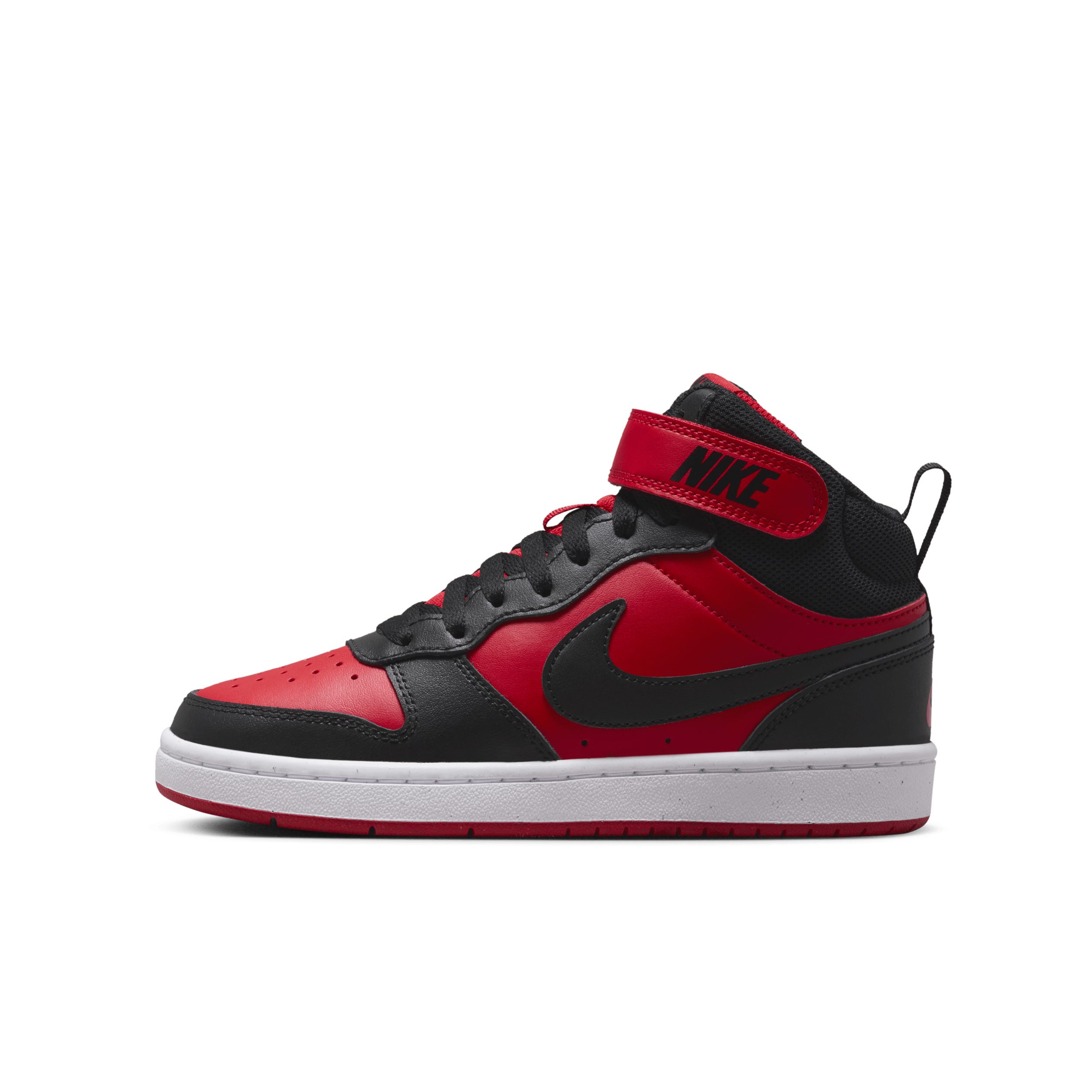 Nike Court Borough Mid 2 Older Kids Shoes - Red