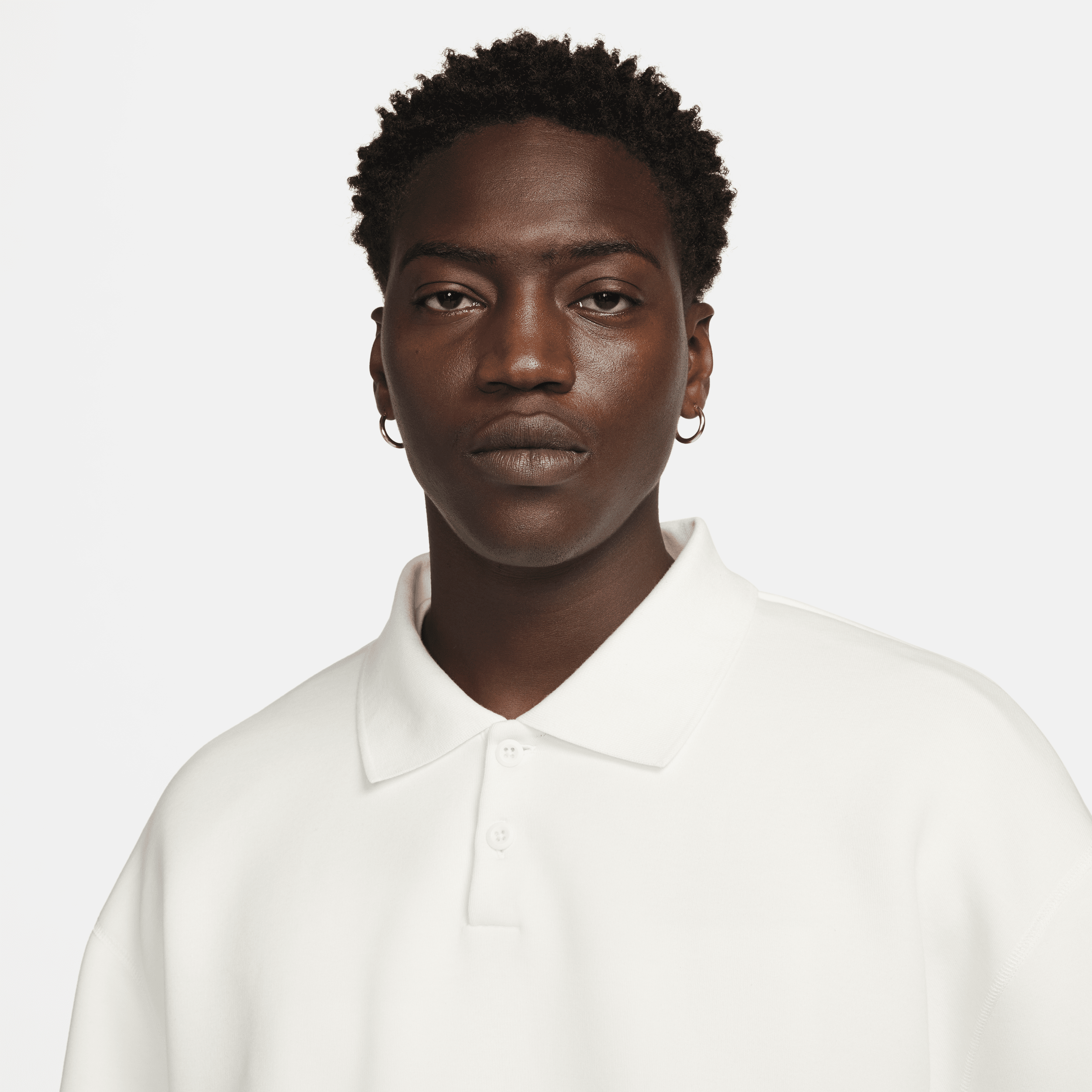 Nike Tech Fleece Reimagined polo voor heren Wit