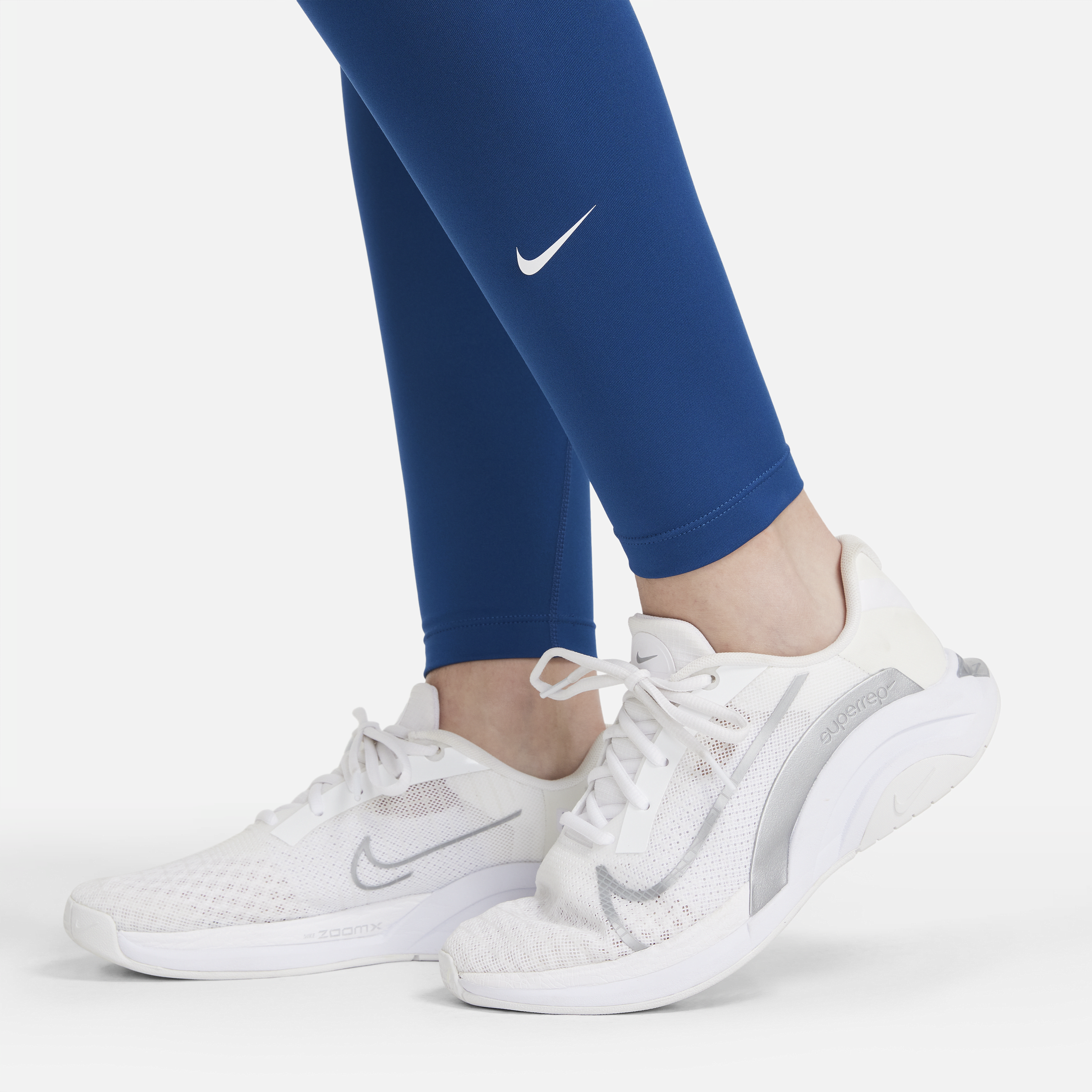 Nike One Legging met halfhoge taille voor dames Blauw