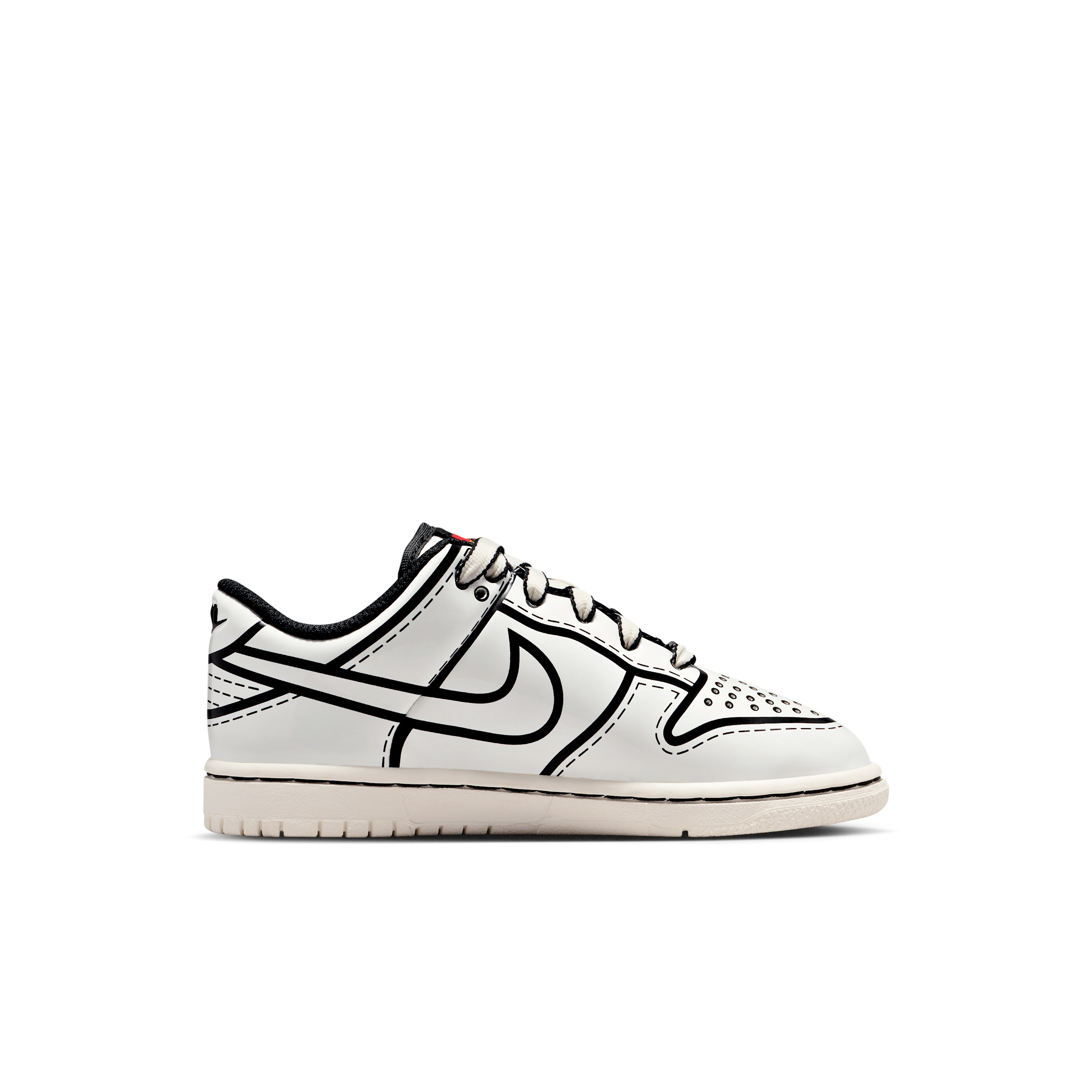 Thumbnail - Nike Dunk Low x LEGO® Kollektion Schuh (jüngere Kinder) - Weiß
