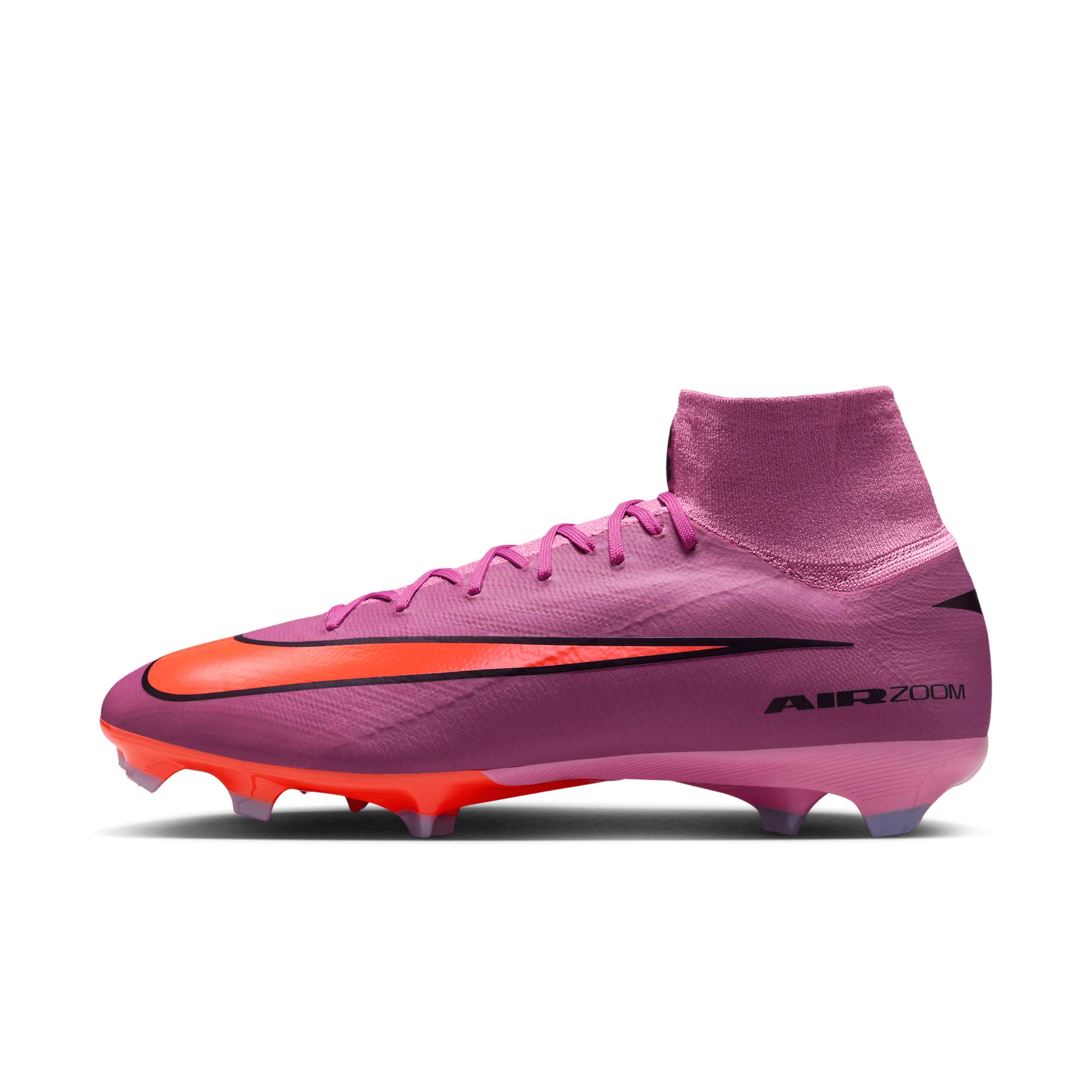 Thumbnail - Nike Mercurial Superfly 10 Pro FG High-Top-Fußballschuh - Pink