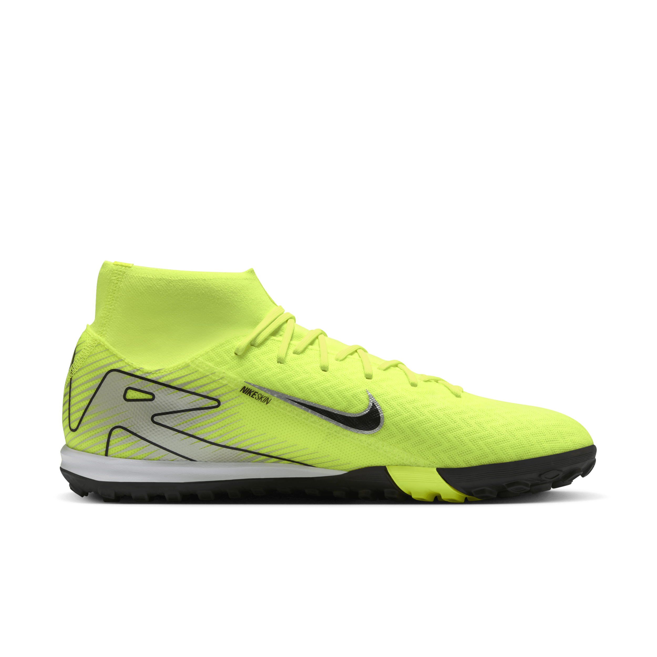 Chaussure de foot montante pour surface synthétique Nike Mercurial Superfly 10 Academy - Jaune