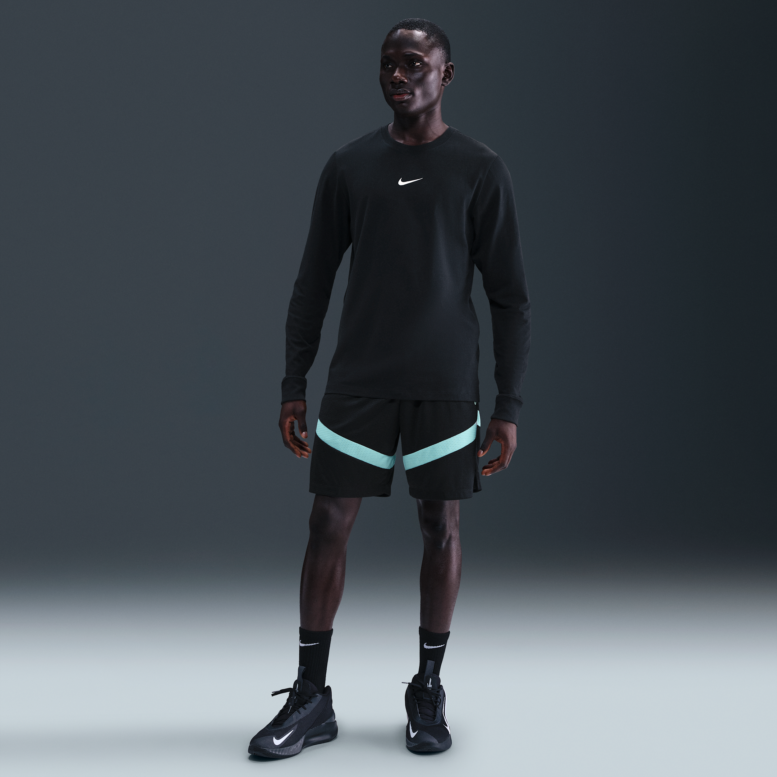 Nike Icon Mens Dri-FIT 20cm (approx.) Basketball Shorts - Black - Polyester