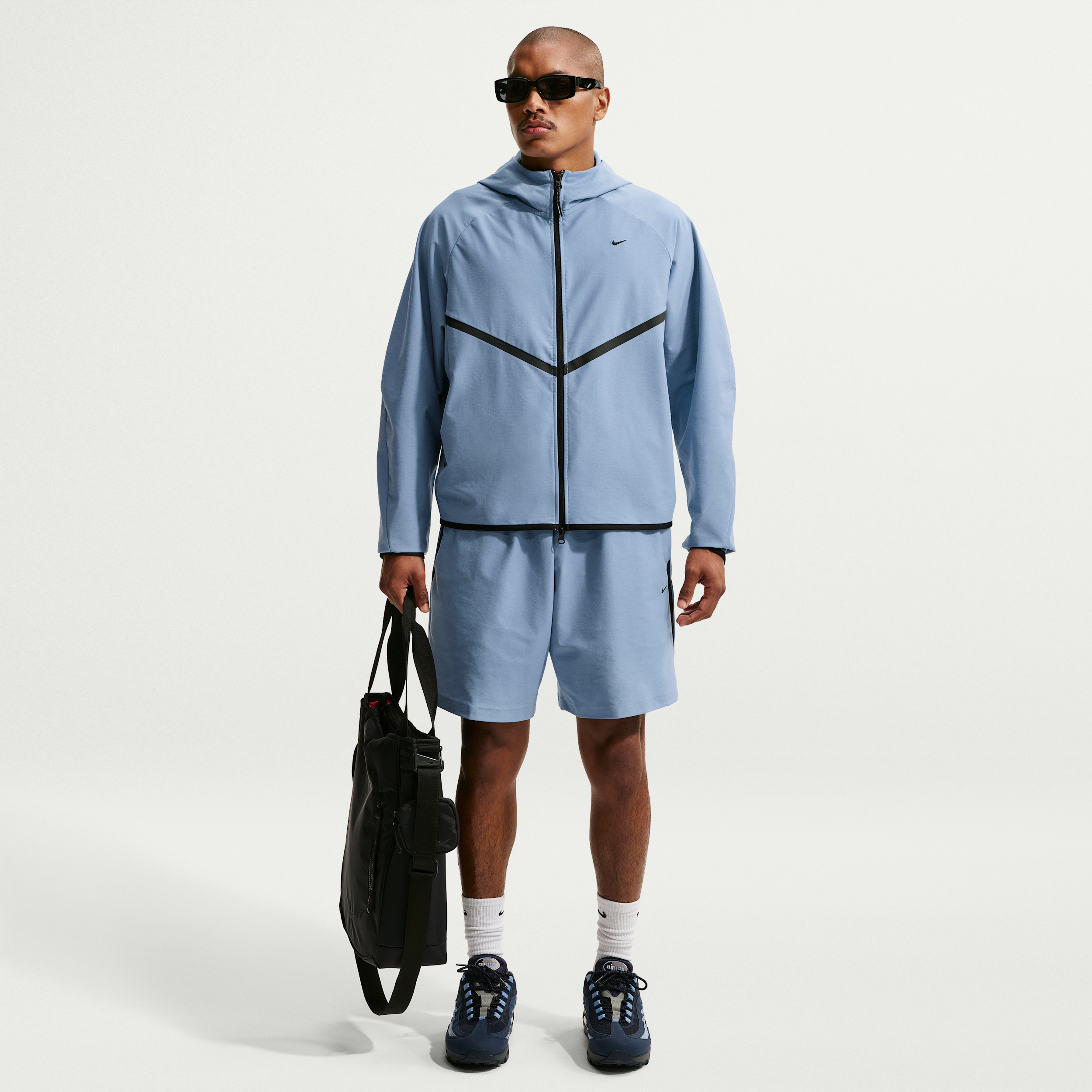 Thumbnail - Nike Tech Dri-FIT Shori Strick-Shorts (Herren) - Blau