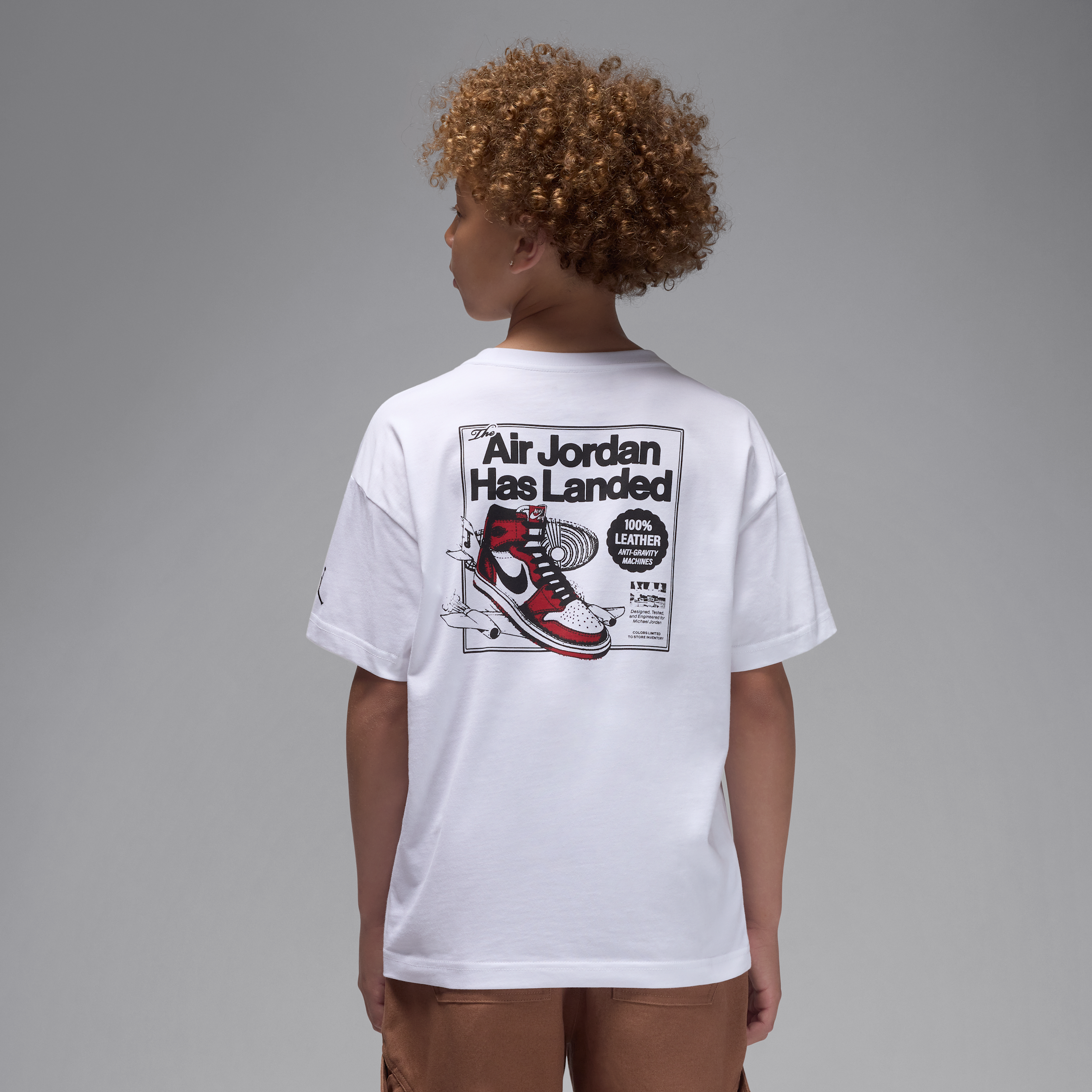 Thumbnail - Jordan "Air Jordan Has Landed" T-Shirt (ältere Kinder) - Weiß