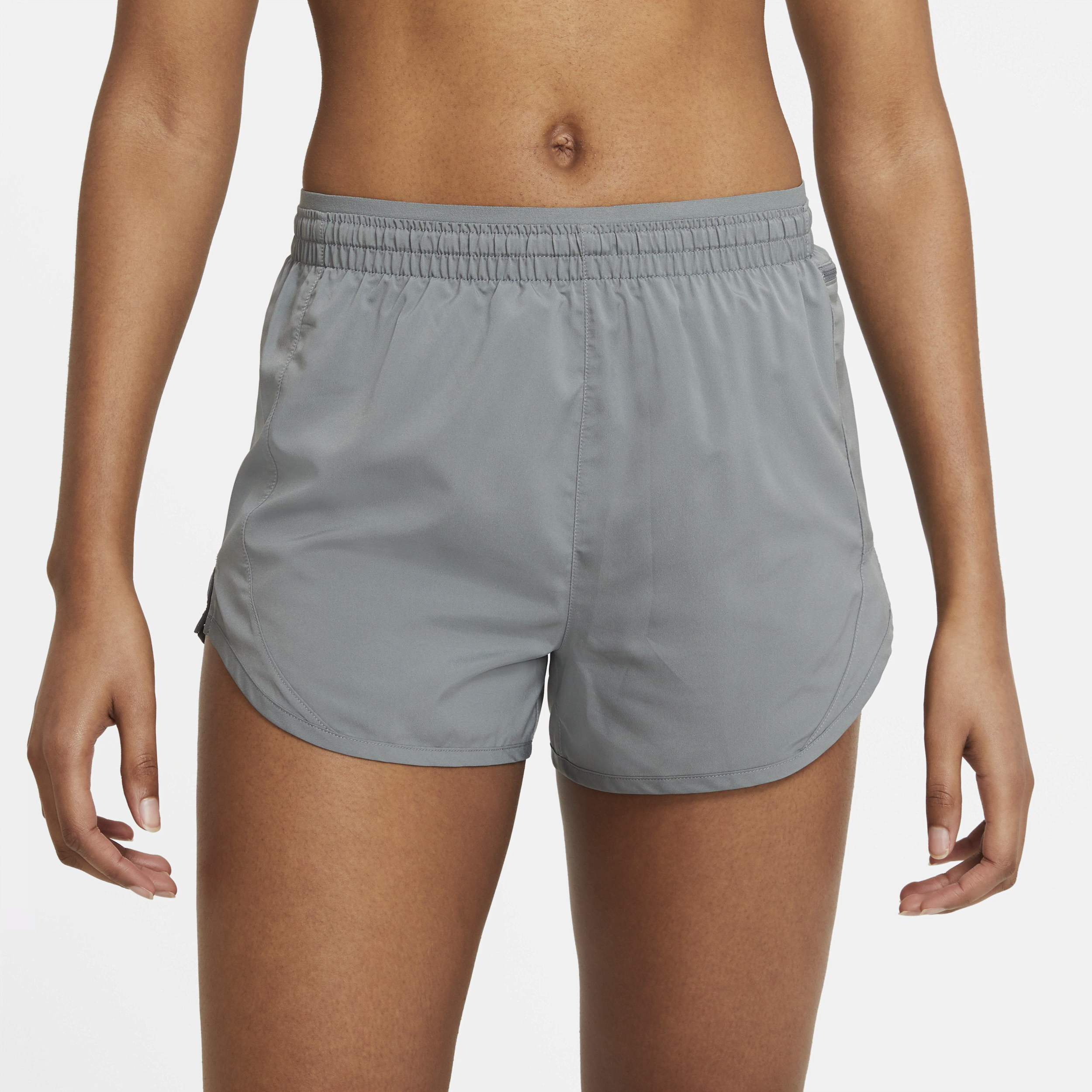 Short de running 8 cm Nike Tempo Luxe pour Femme - Gris