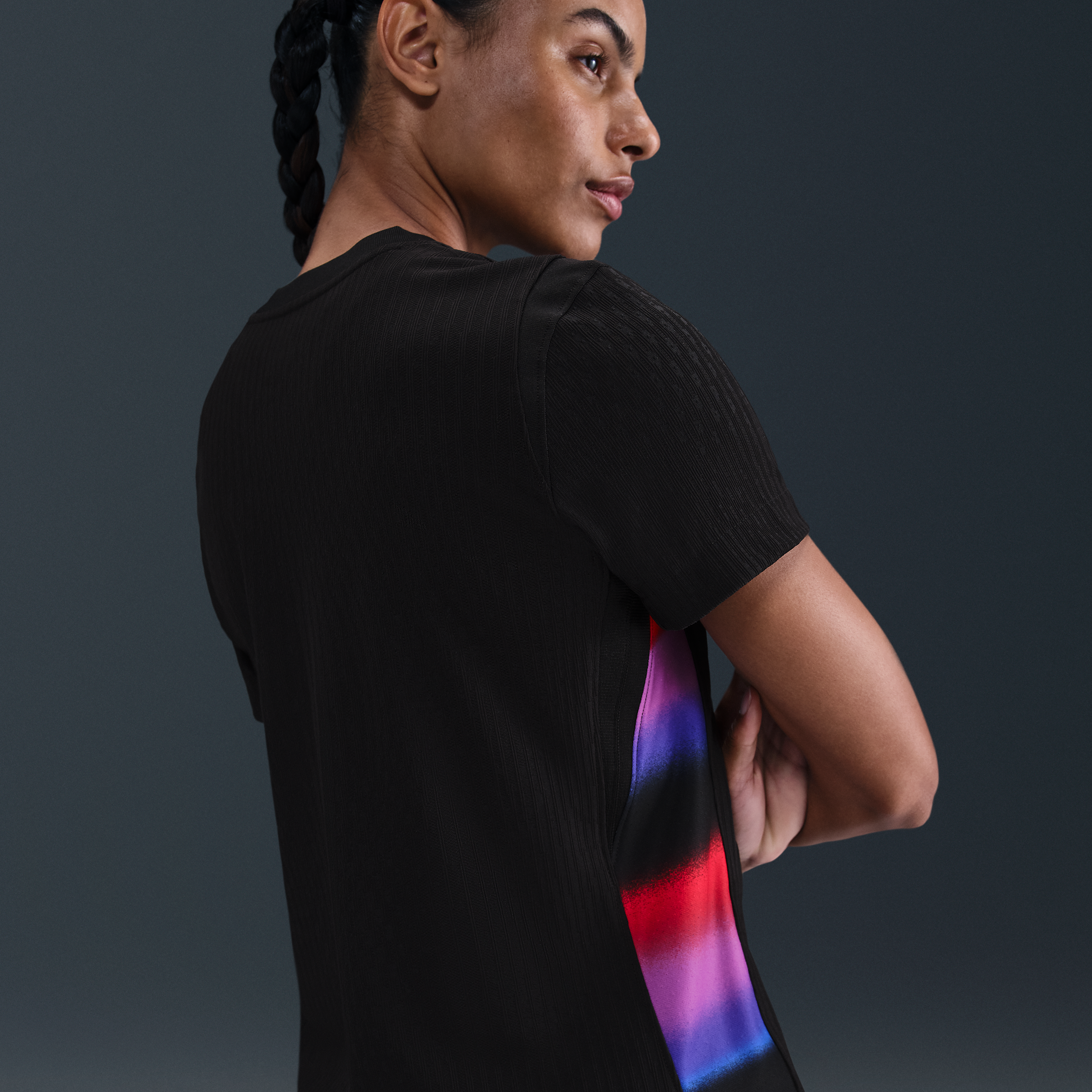 Thumbnail - England 2025 Match Away (Frauenteam) Nike Dri-FIT ADV Authentic Fußballtrikot (Damen) - Schwarz