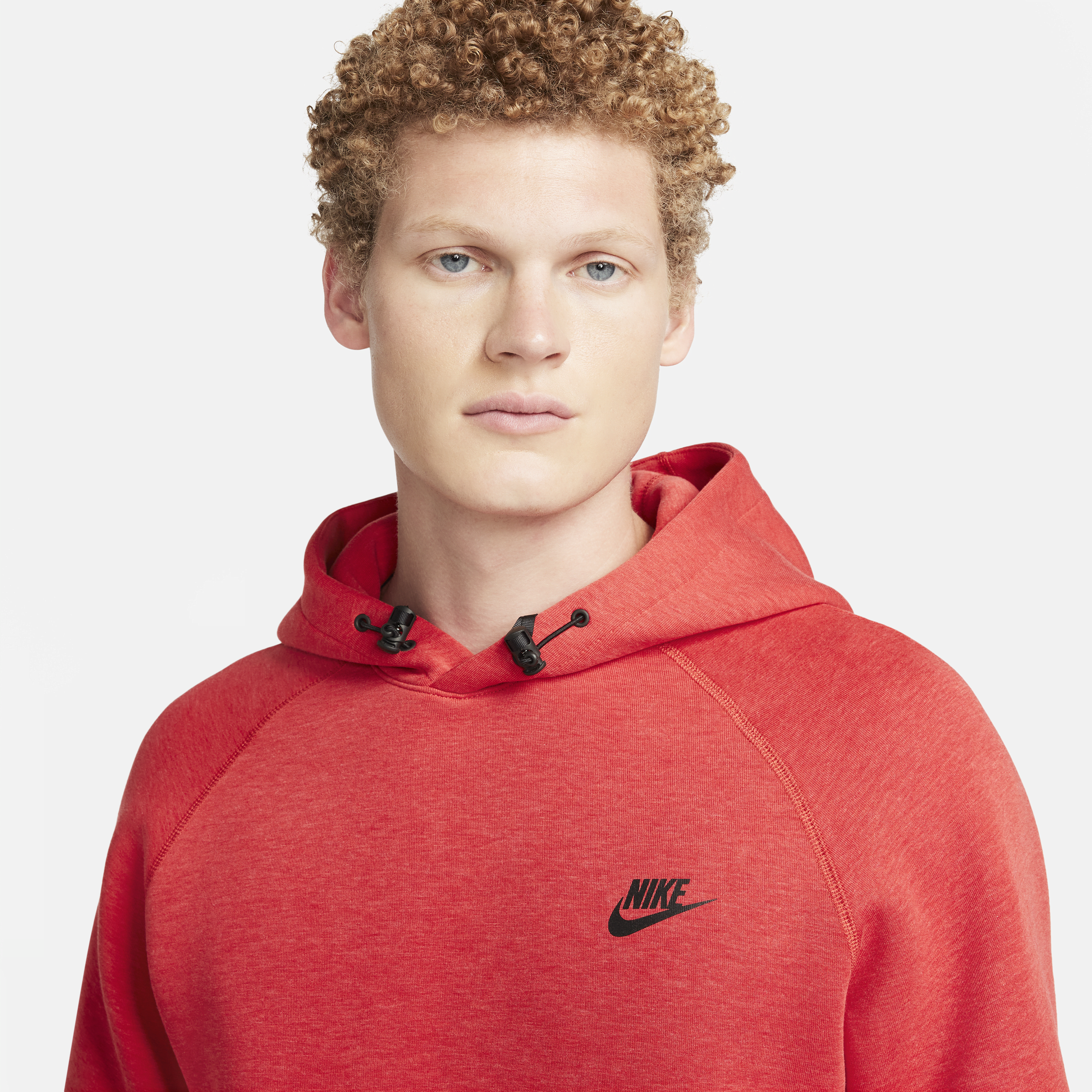Nike Sportswear Tech Fleece Hoodie voor heren Rood