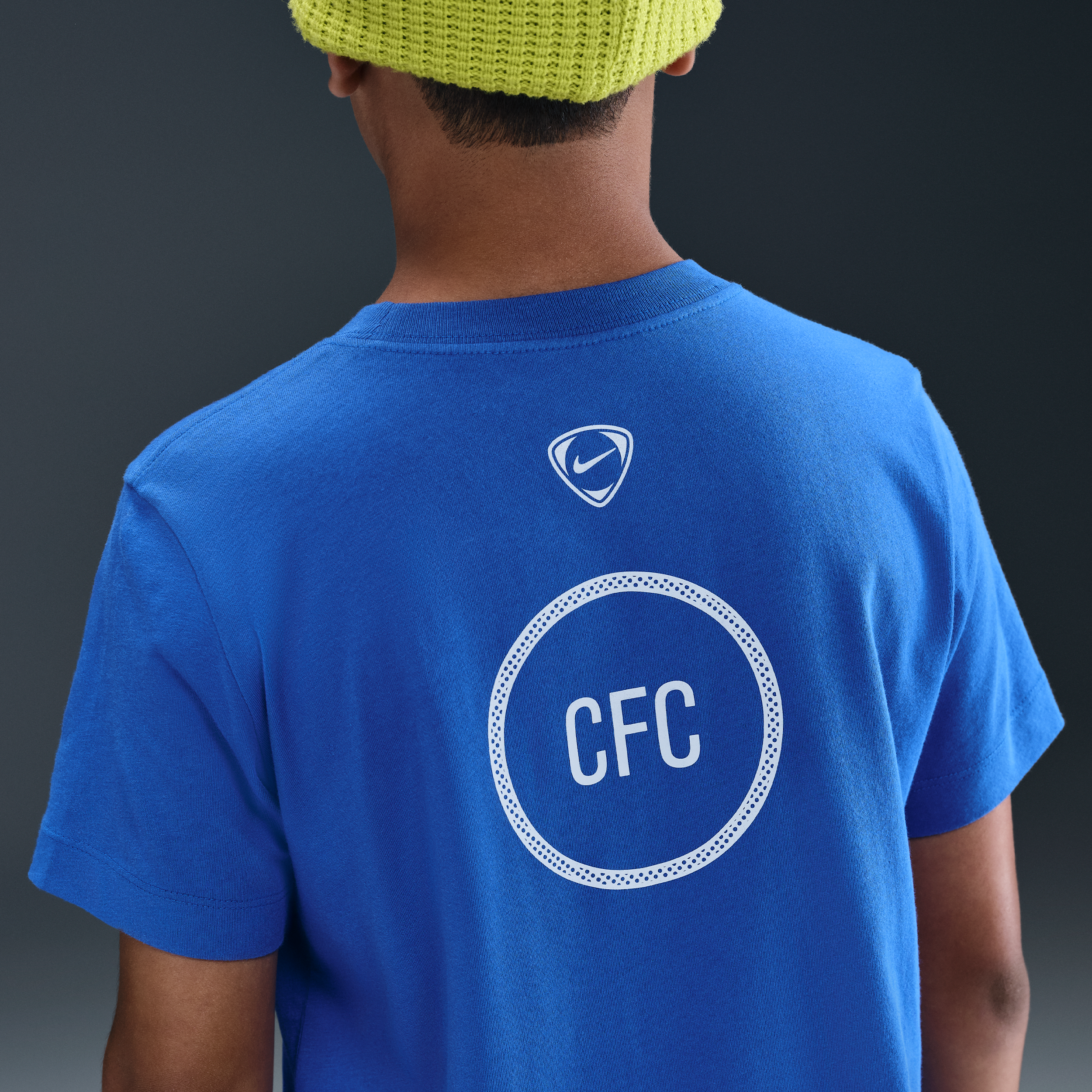 Thumbnail - FC Chelsea Nike Total 90 Fußball-T-Shirt (ältere Kinder) - Blau