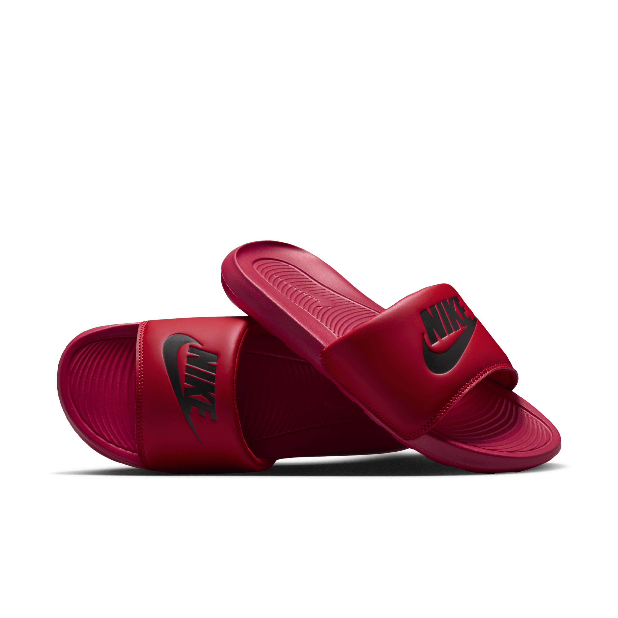 Claquette Nike Victori One pour homme - Rouge