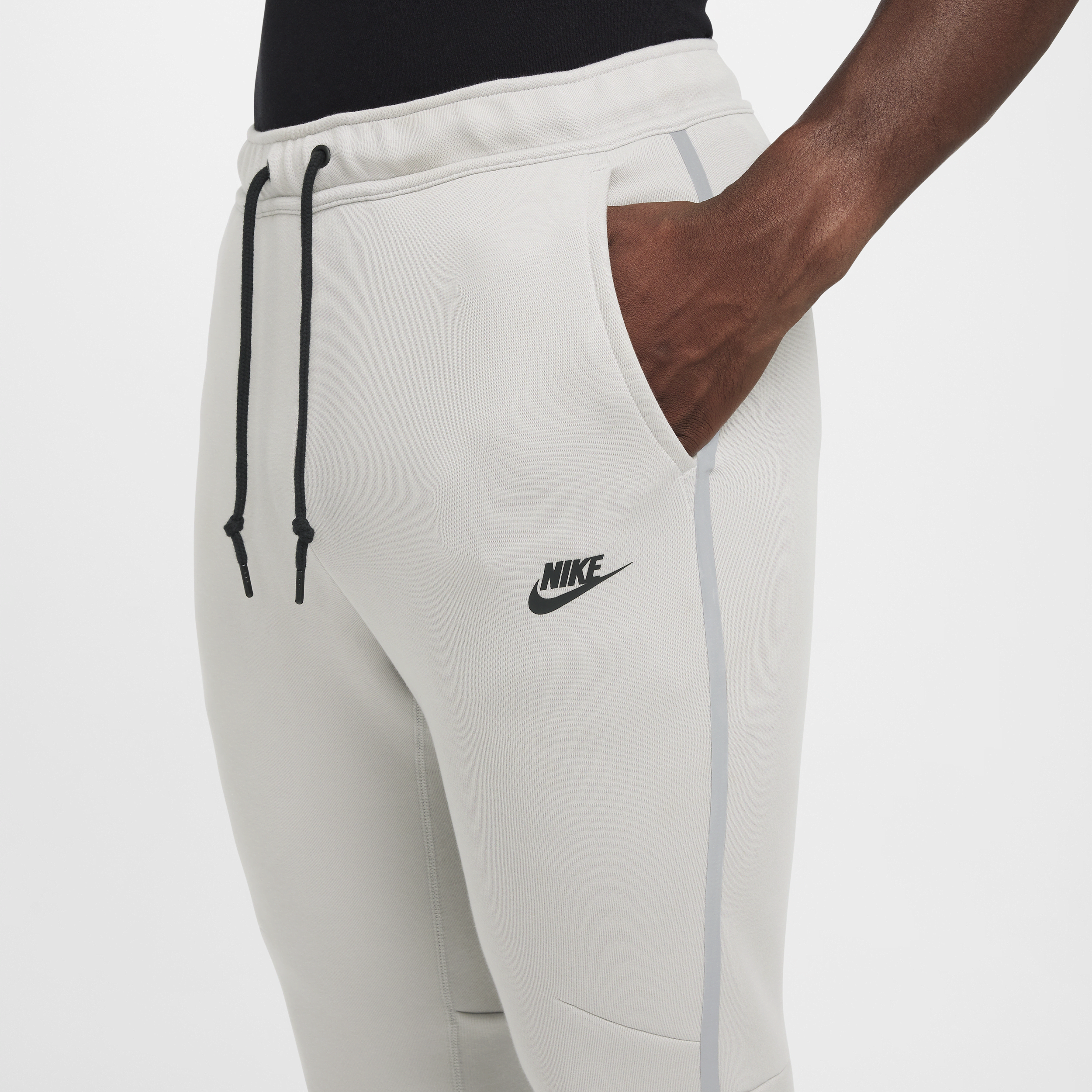 Pantalon de jogging en tissu Fleece Nike Tech pour homme - Gris