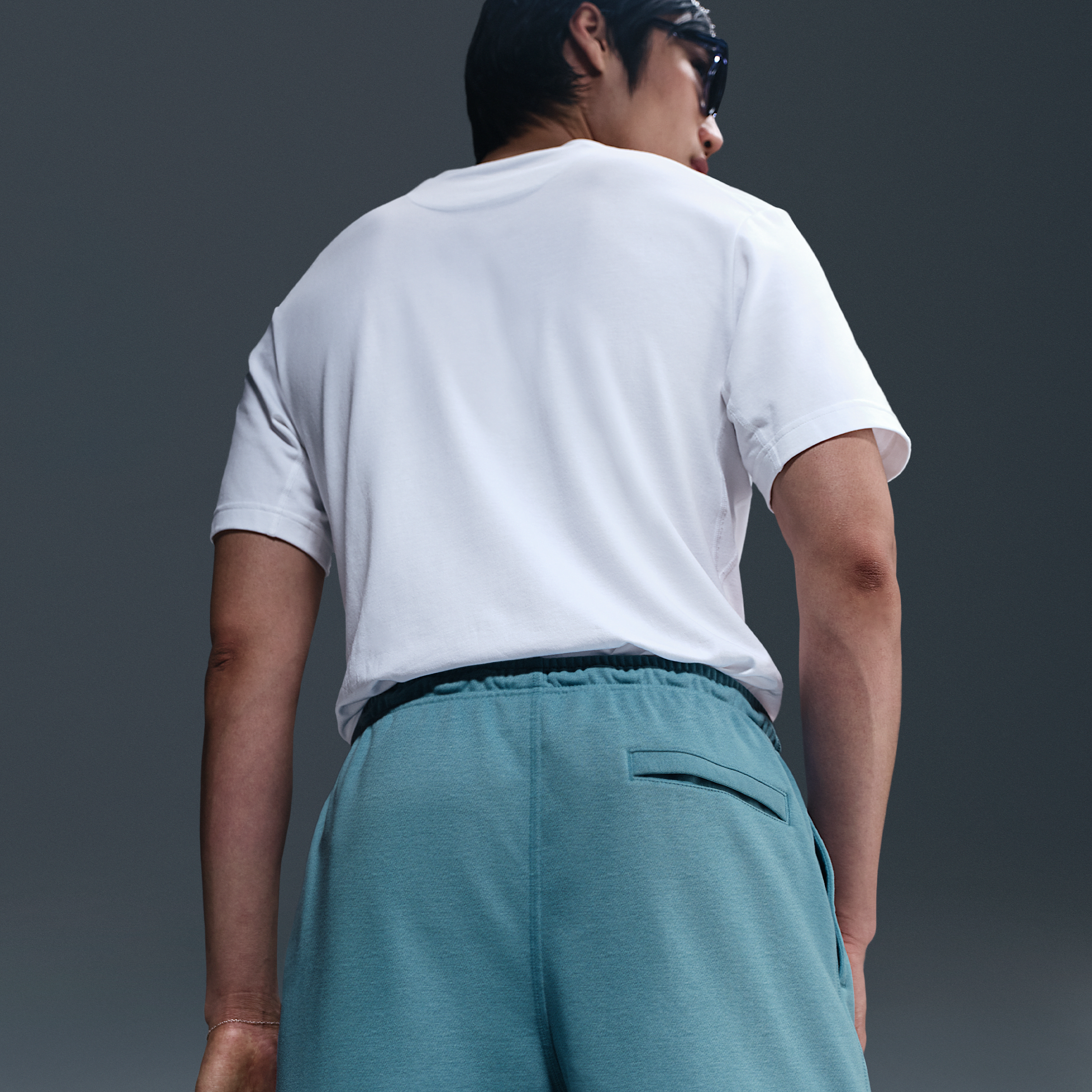 Short en molleton Flow Nike Club pour homme - Bleu