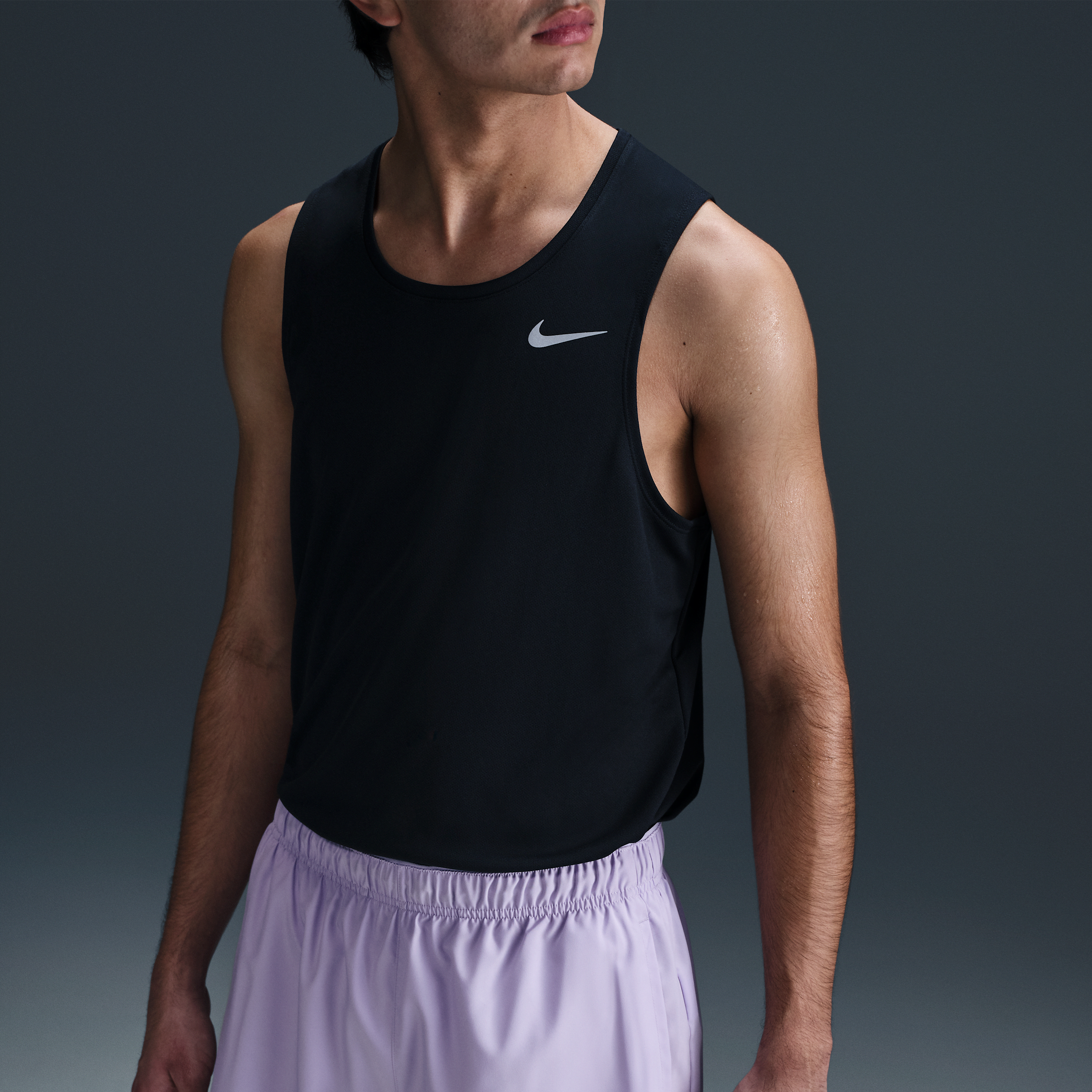 Short de running avec sous-short intégré 13 cm Dri-FIT Nike Challenger pour homme - Pourpre
