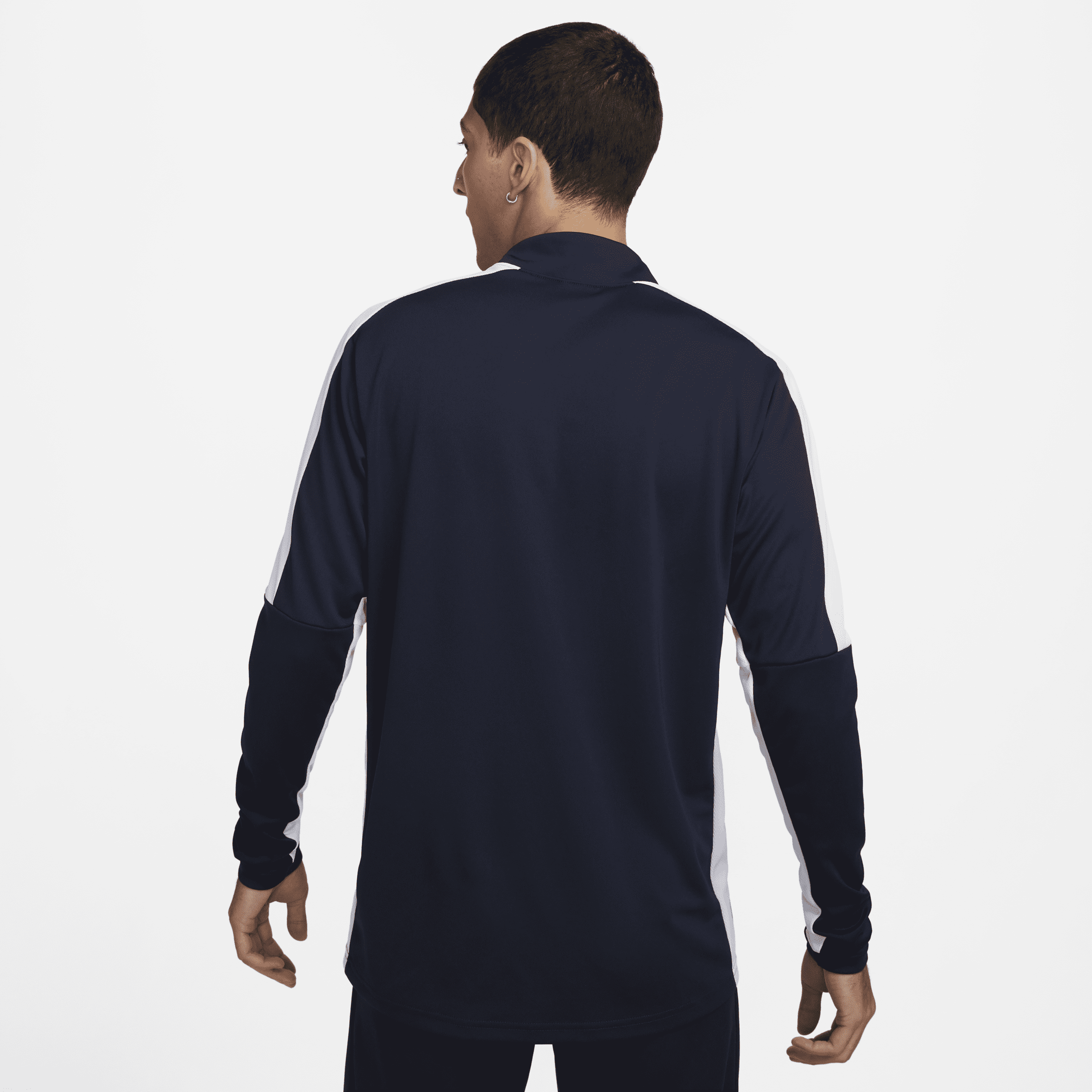 Haut de foot à demi-zip Dri-FIT Nike Academy pour homme - Bleu