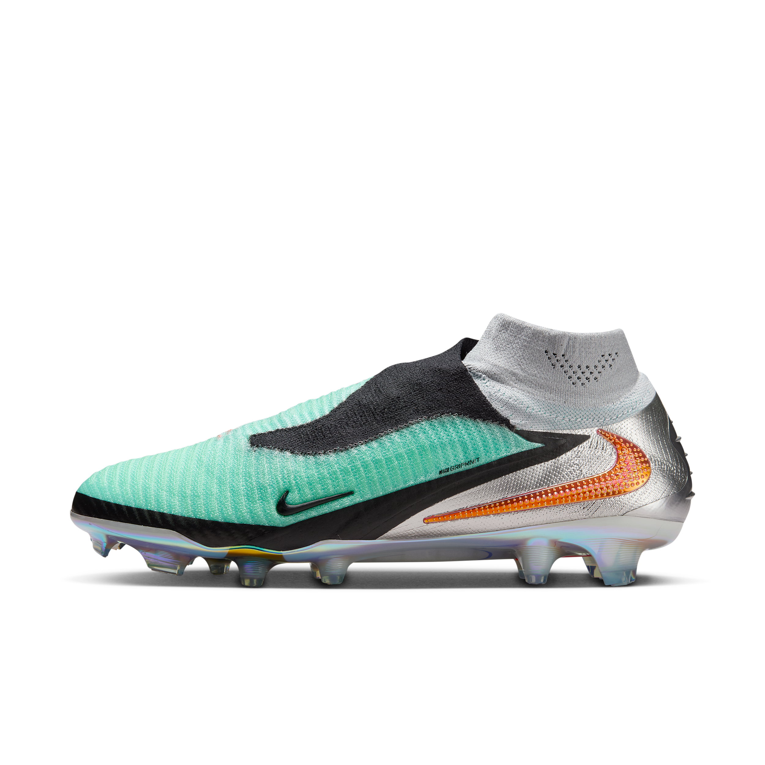 Thumbnail - Nike Phantom 6 High Elite Fußballschuh für normalen Rasen - Grau