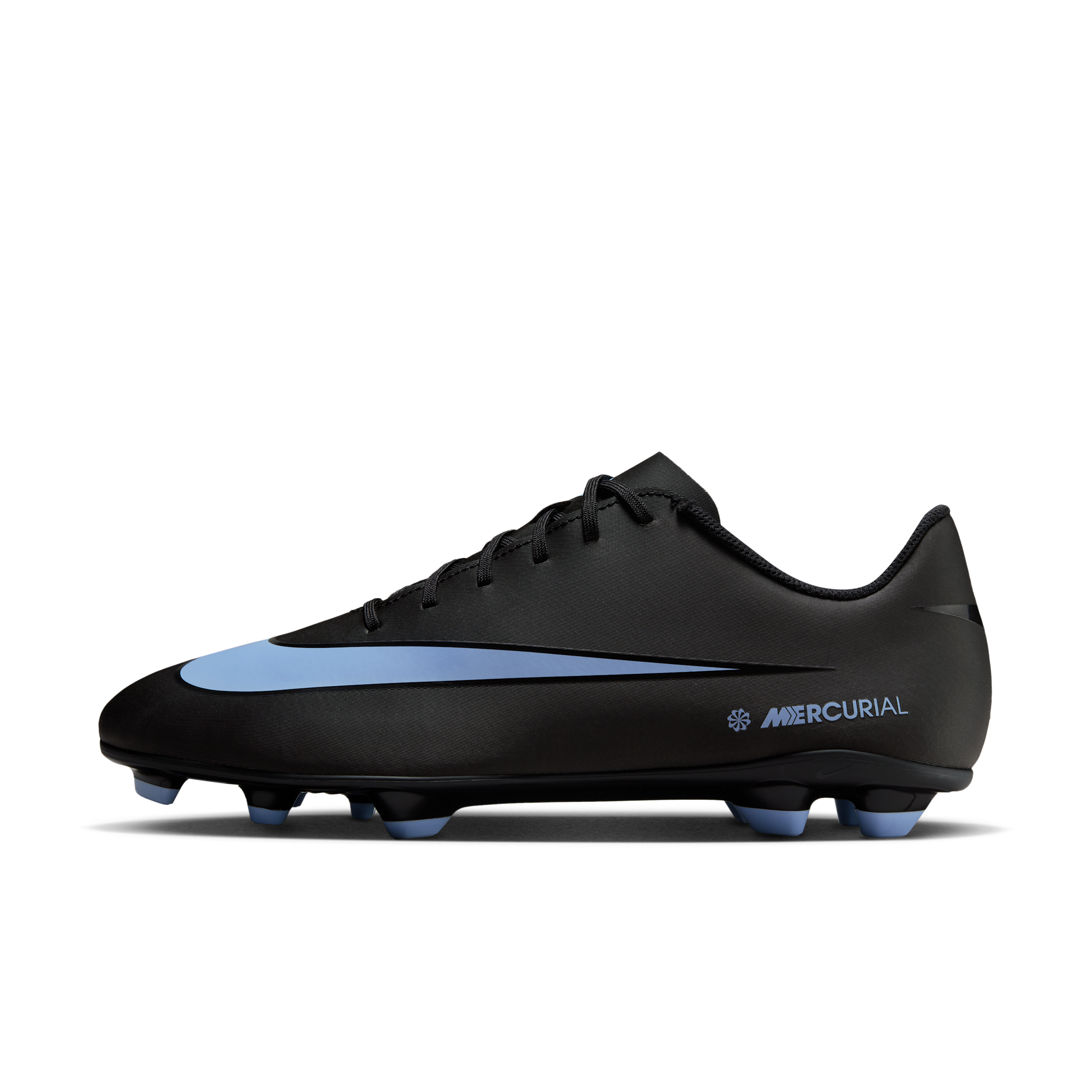 Thumbnail - Nike Mercurial Vapor 16 Club MG Low-Top-Fußballschuh - Schwarz