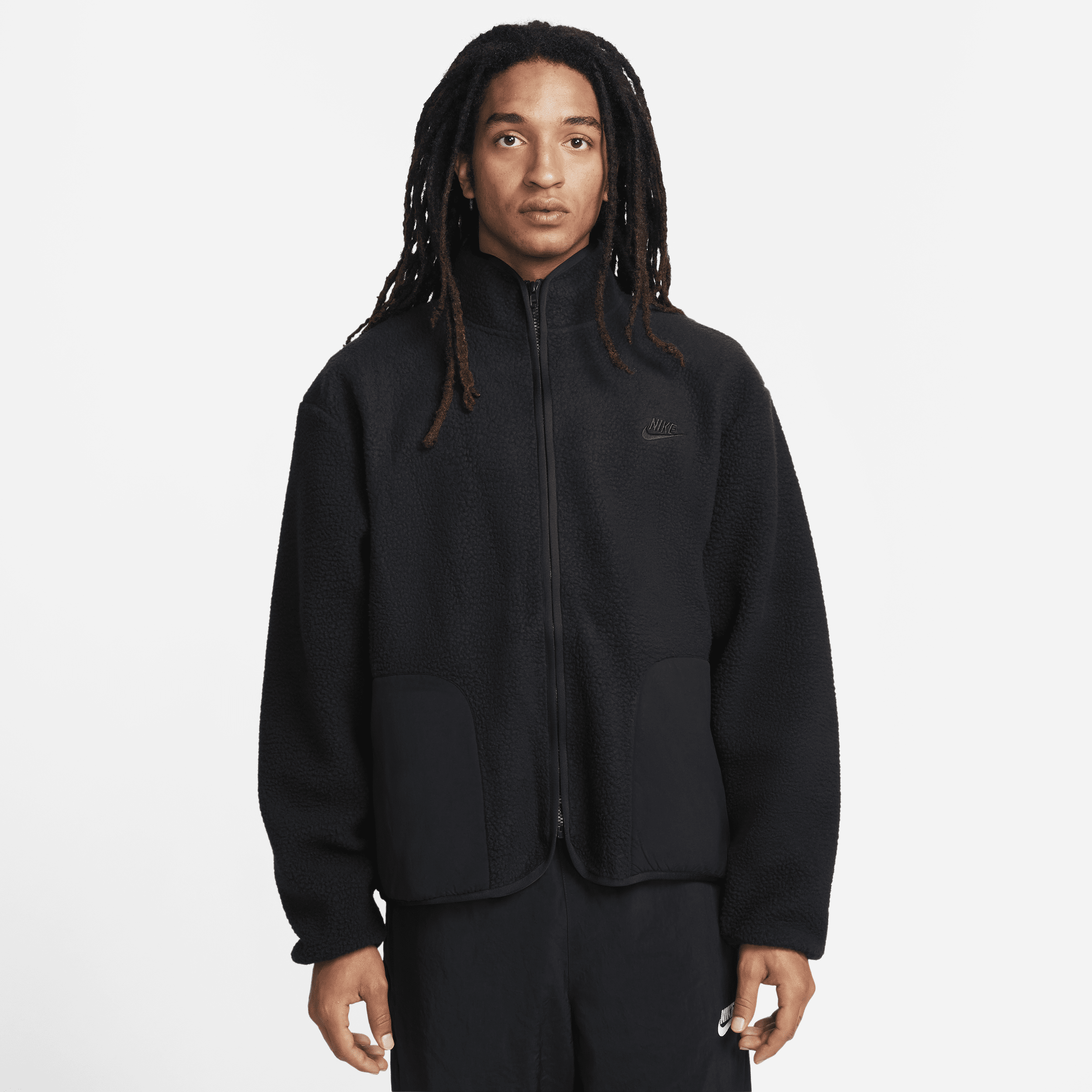Nike Club Fleece winters jack voor heren Zwart