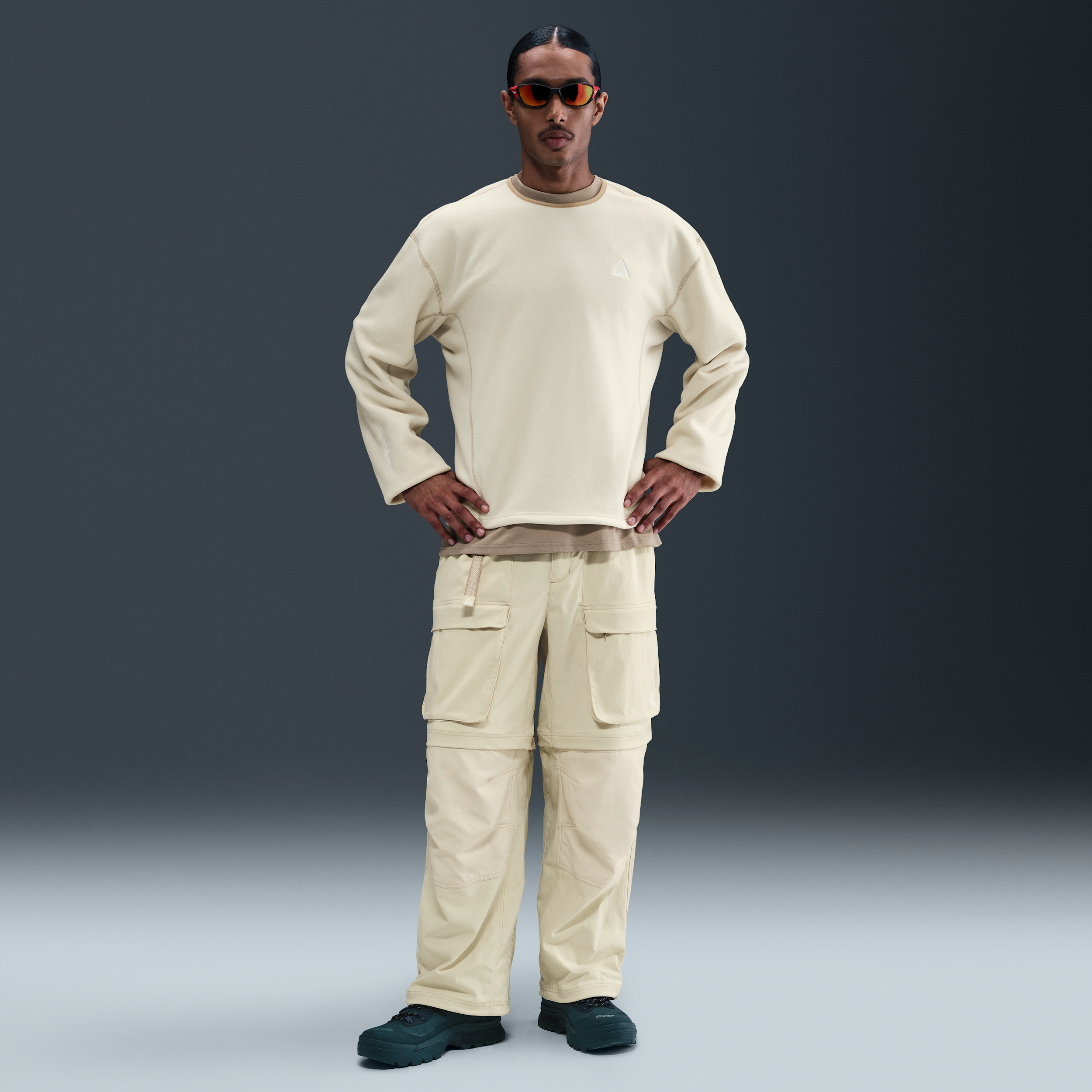 Nike ACG Smith Summit Mens Zip Cargo Trousers - Brown - Nylon/Elastane