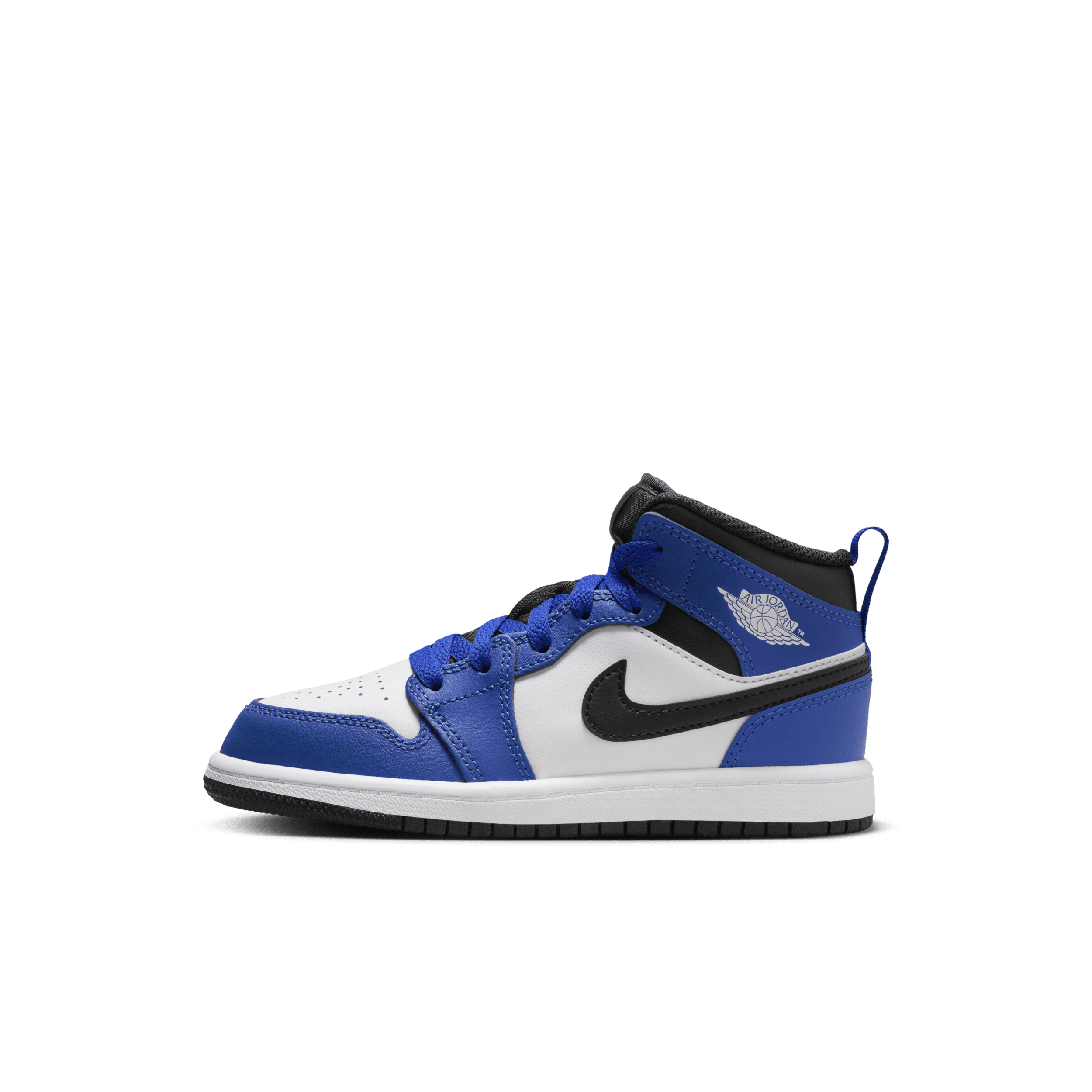 Chaussure Jordan 1 Mid pour jeune enfant - Bleu