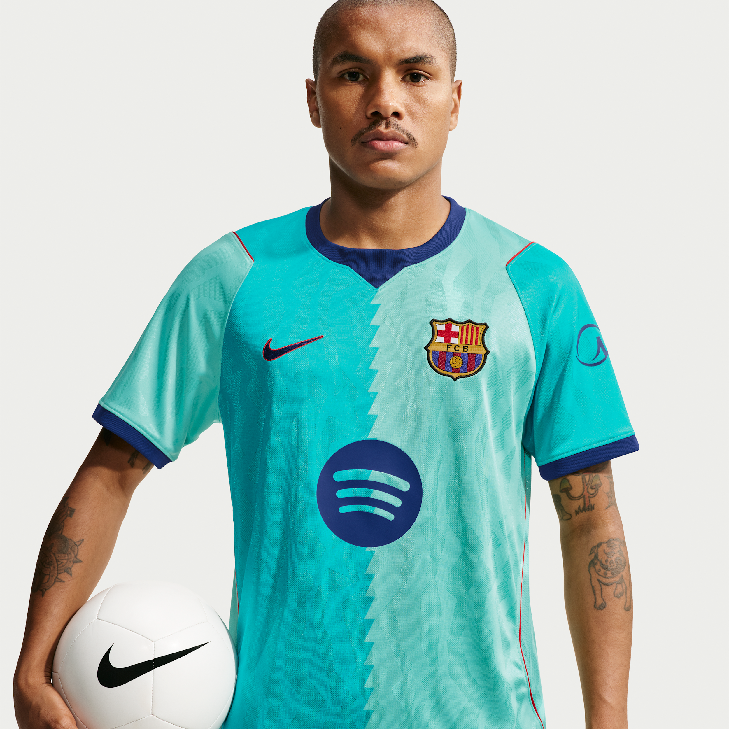 FC Barcelona 2026/27 Stadium Third Nike Dri-FIT Replica-fodboldtrøje til mænd - grøn