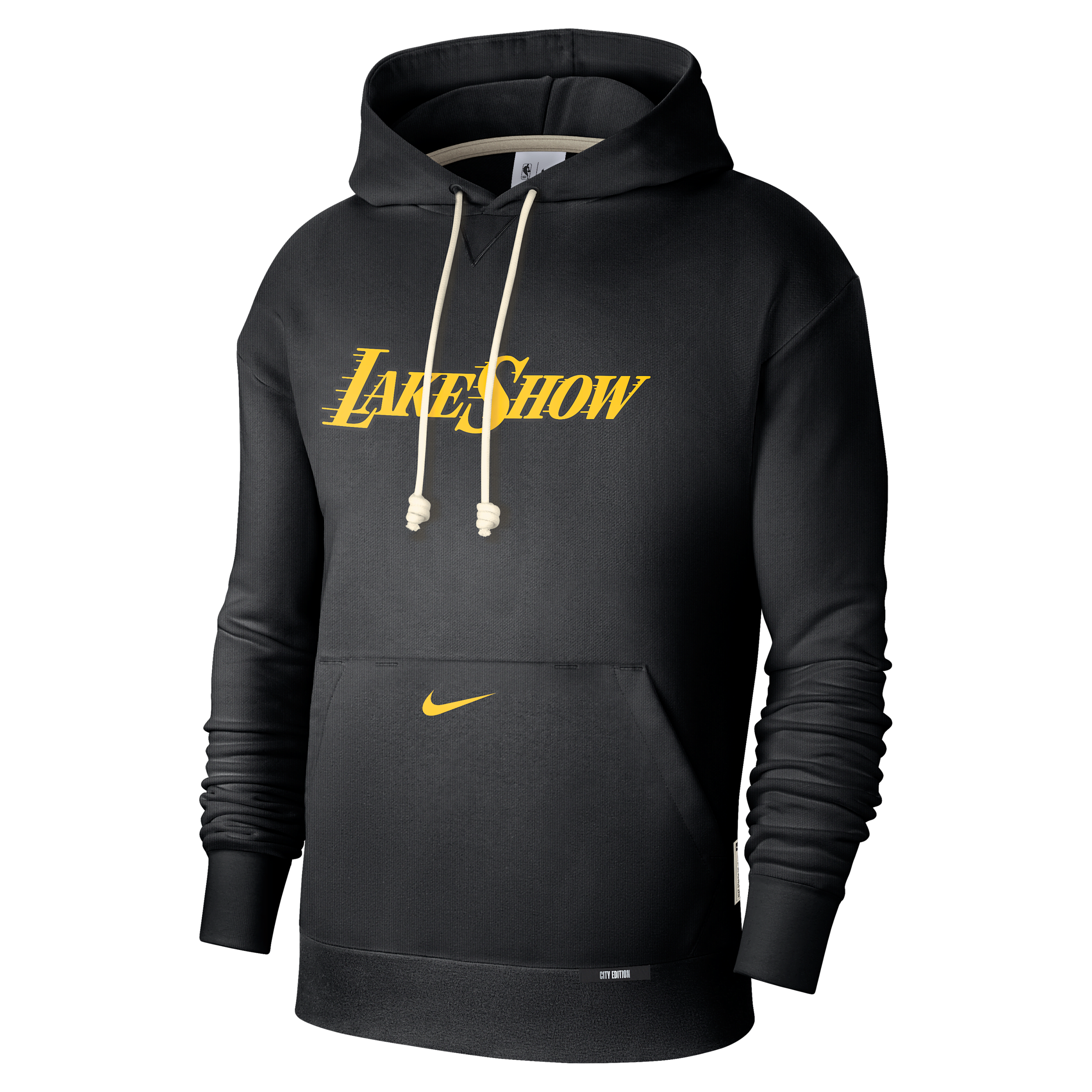 Sweat à capuche Nike Dri-FIT NBA Courtside Los Angeles Lakers Standard Issue City Edition pour homme