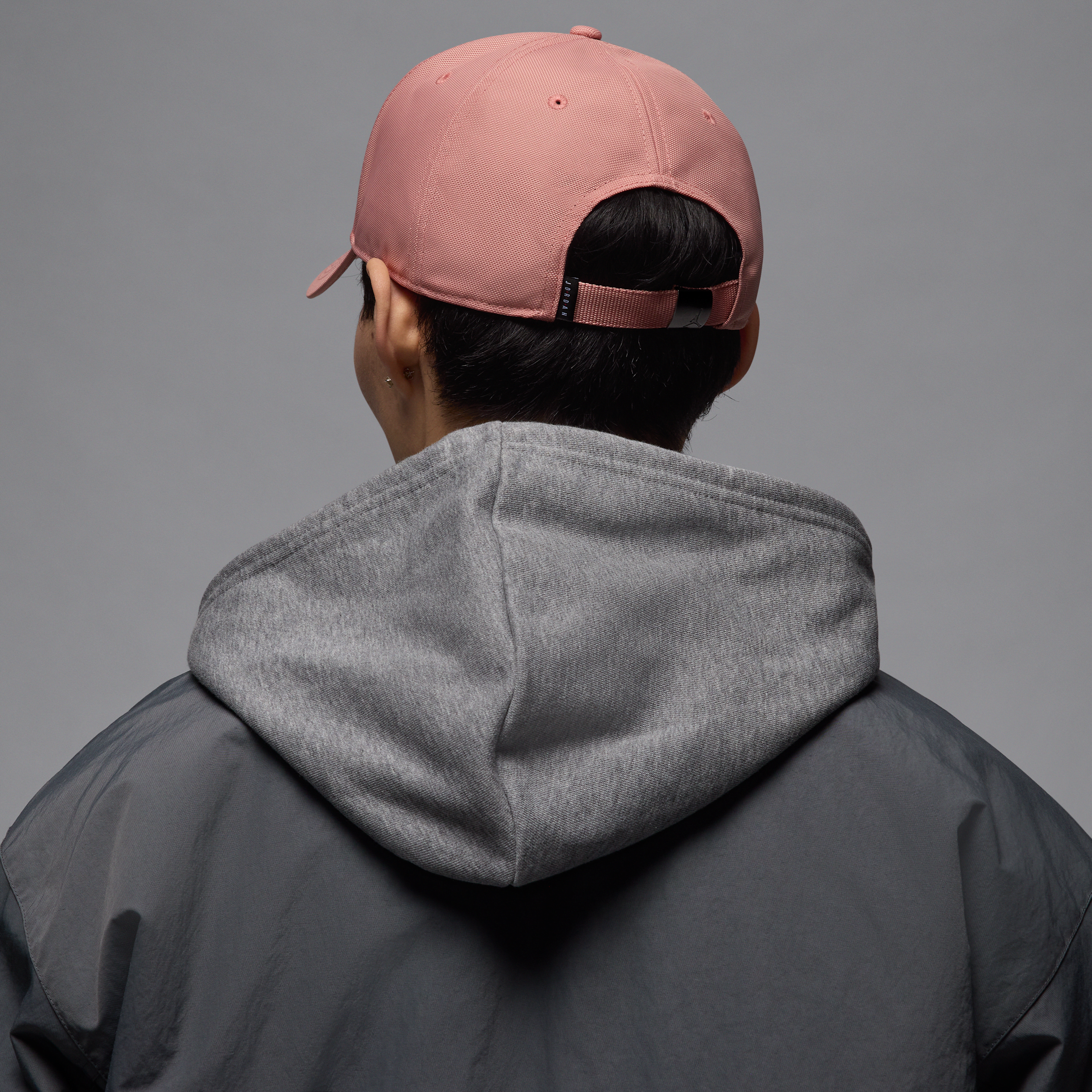 Thumbnail - Jordan Rise strukturierte Cap mit Jumpman aus Metall - Pink
